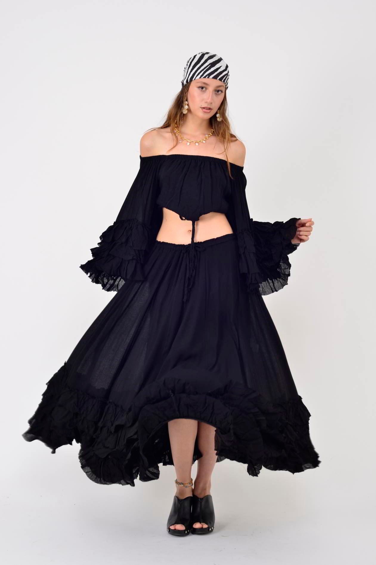 AN10589 FIRFIRLI İSPANYOL KOL HAM BOHEM TAKIM