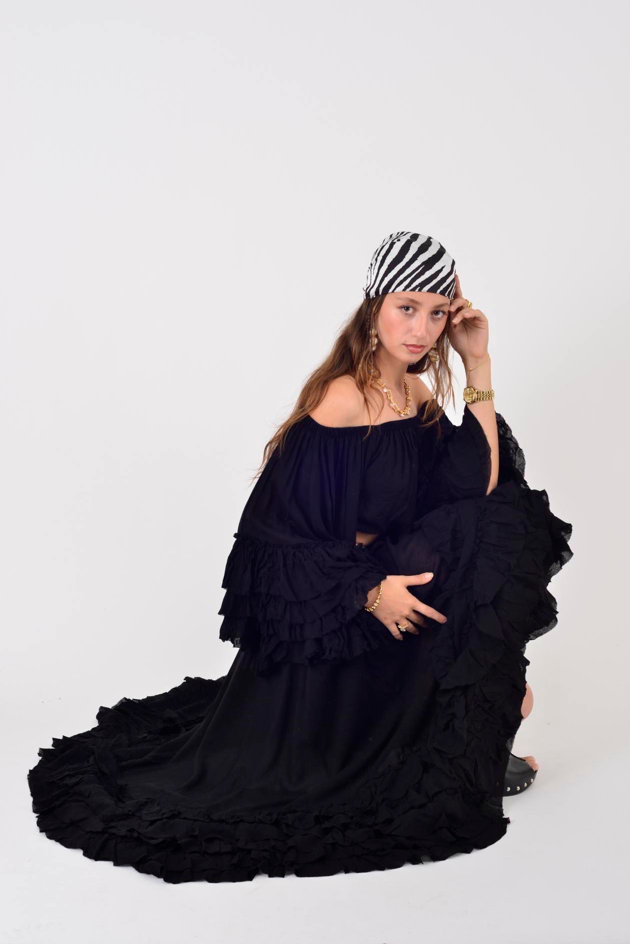 AN10589 FIRFIRLI İSPANYOL KOL HAM BOHEM TAKIM