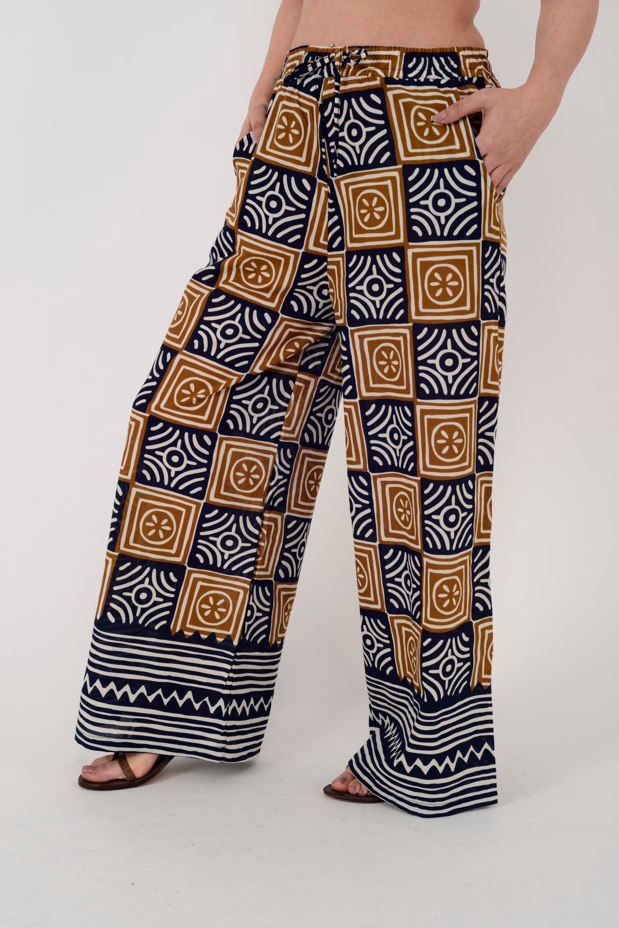 AN10667 MARIN GEOMETRİK DESEN 2'Lİ TAKIM