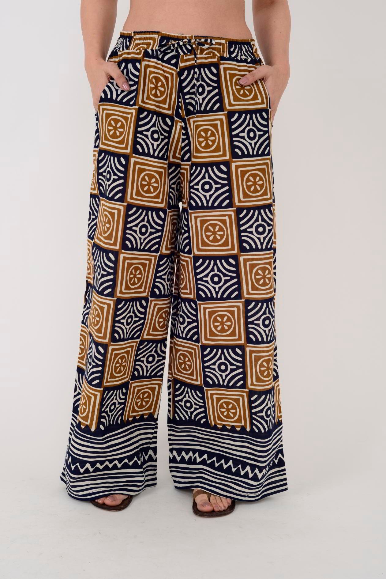 AN10667 MARIN GEOMETRİK DESEN 2'Lİ TAKIM