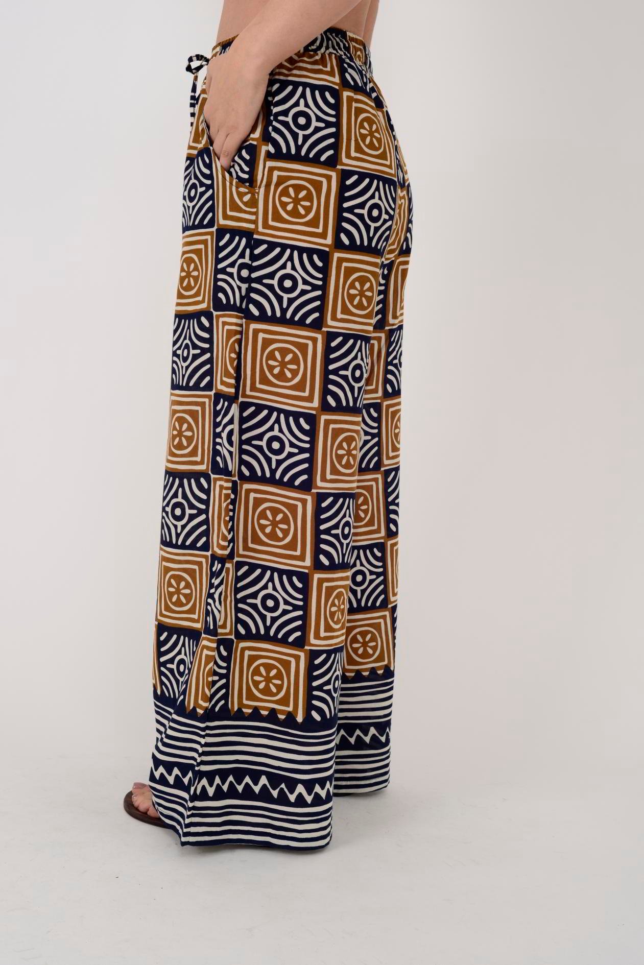 AN10667 MARIN GEOMETRİK DESEN 2'Lİ TAKIM