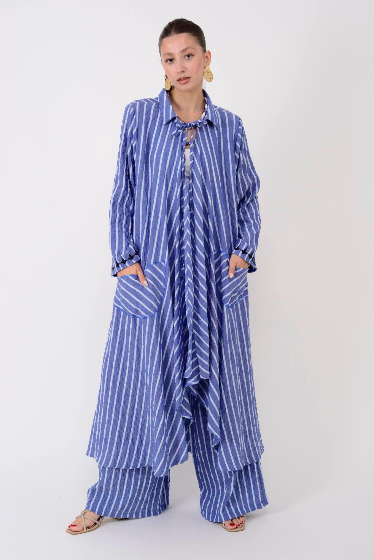 AN10676 TIGER ARKASI ZEYTİN DALI İŞLEMELİ 2'Lİ TAKIM