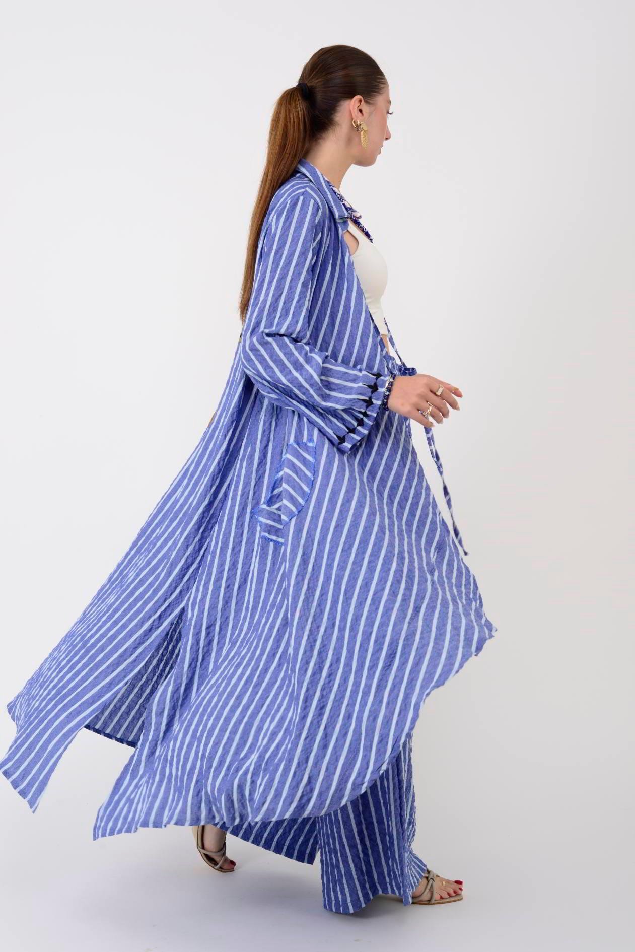 AN10676 TIGER ARKASI ZEYTİN DALI İŞLEMELİ 2'Lİ TAKIM