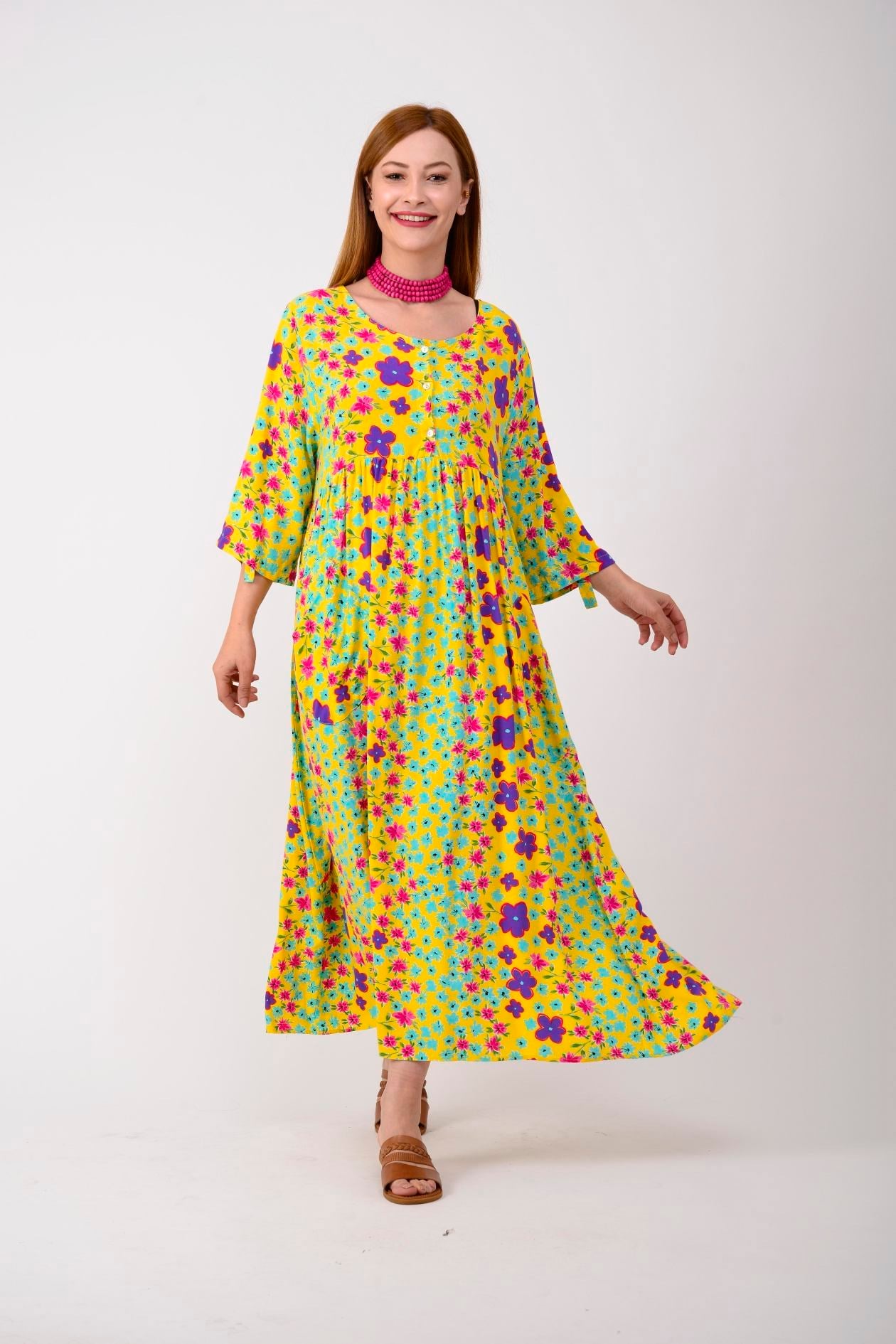AN164 ROBALI BOHO ELBİSE
