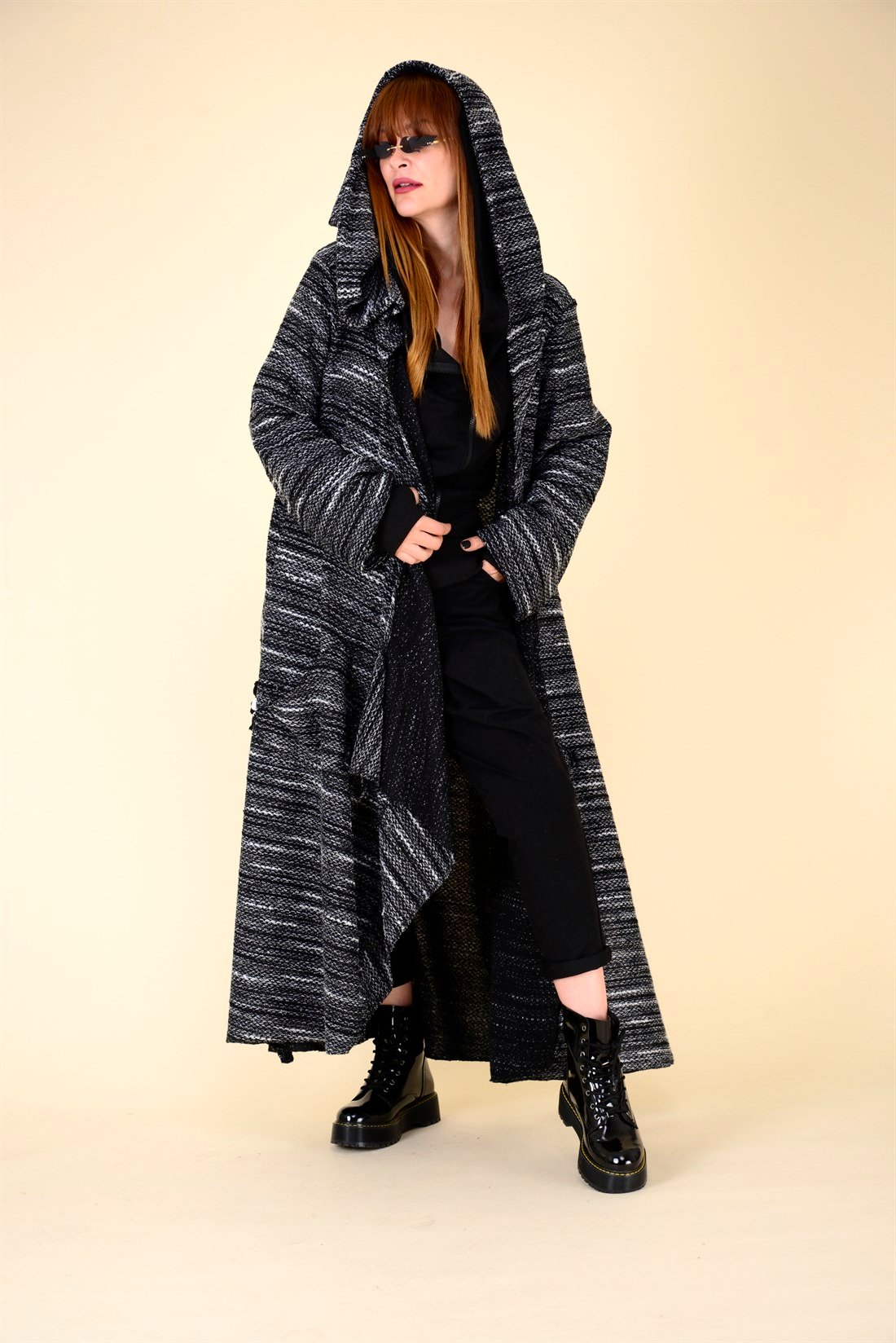 AN2104 CADI KAPÜŞON KAFTAN