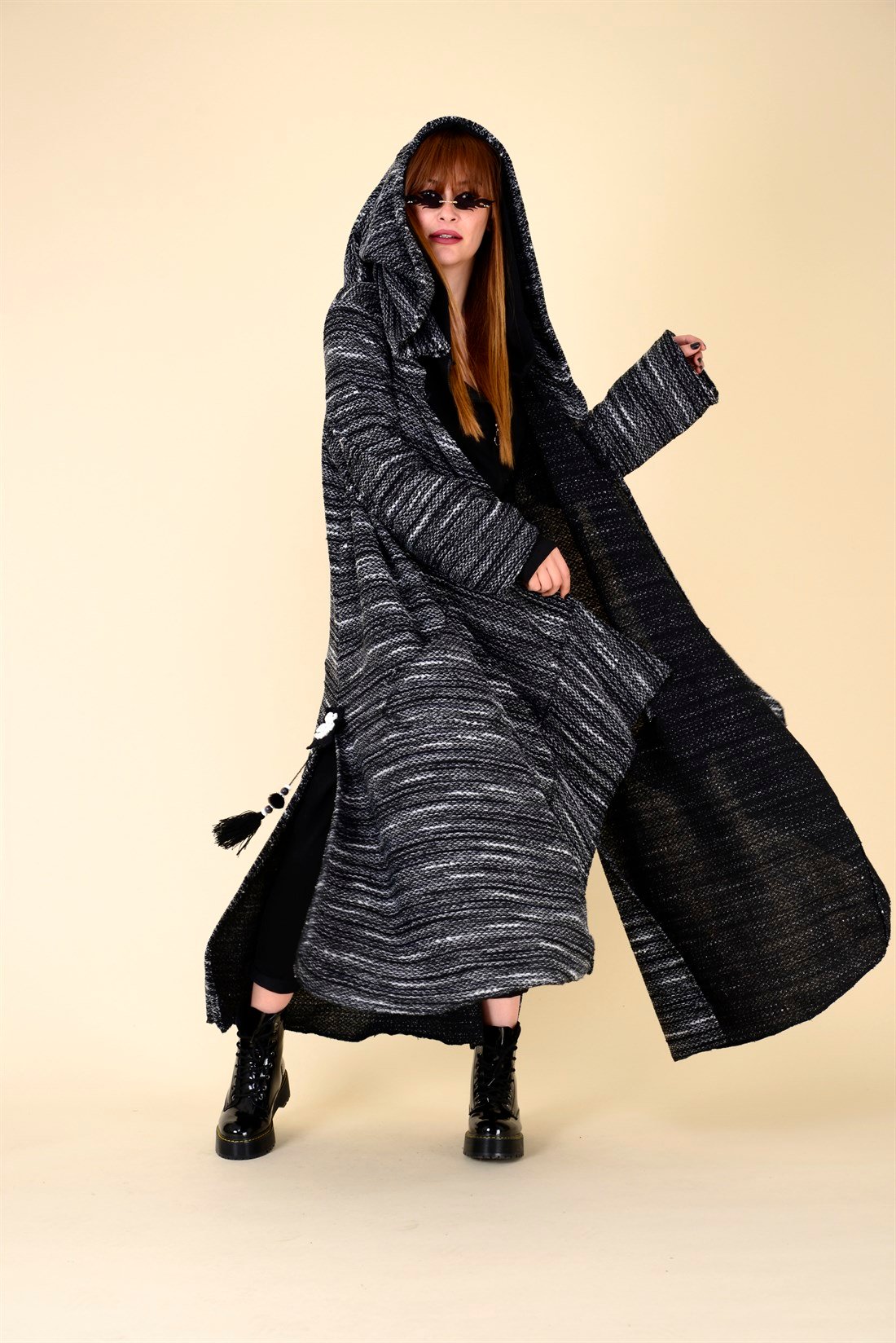 AN2104 CADI KAPÜŞON KAFTAN