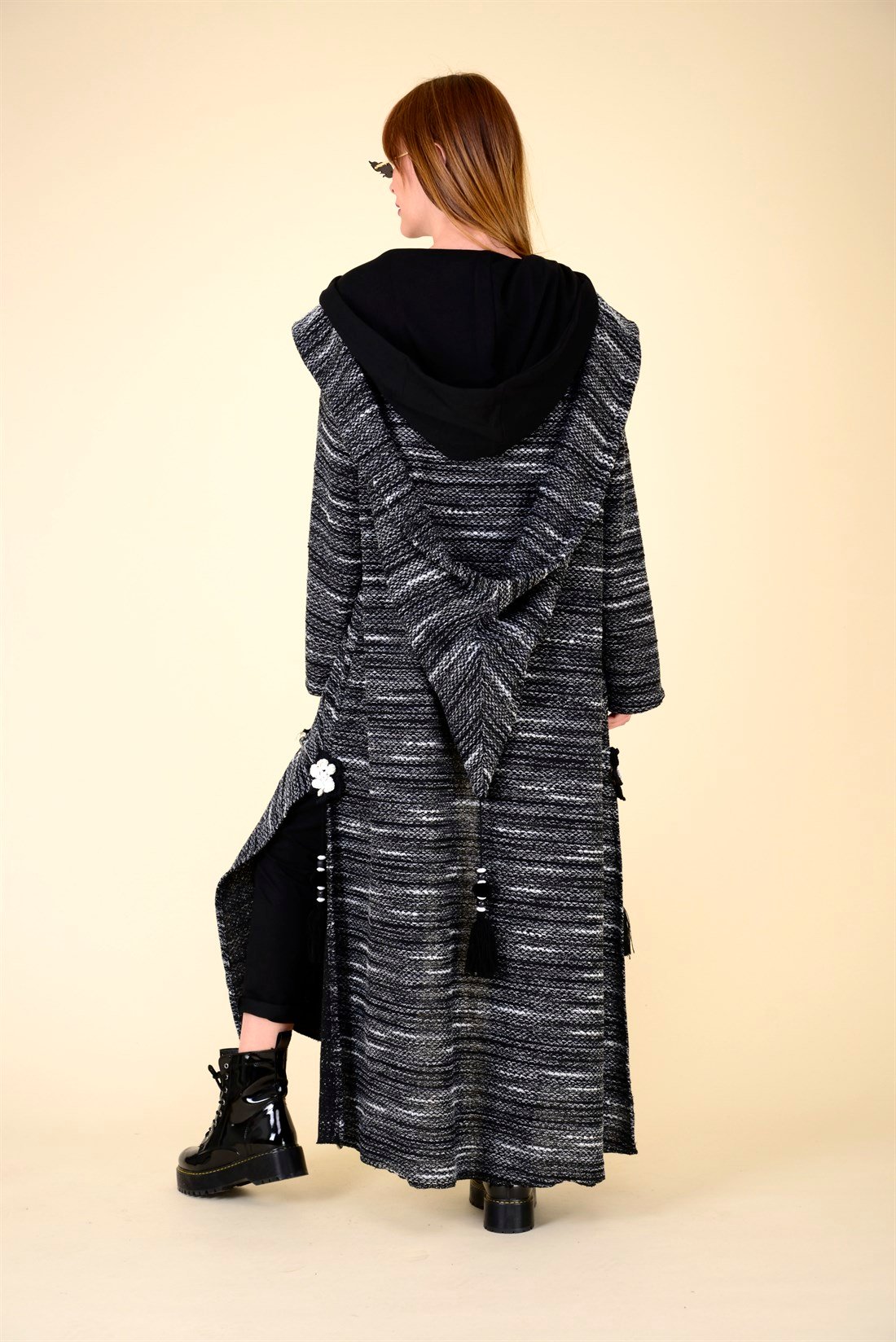 AN2104 CADI KAPÜŞON KAFTAN