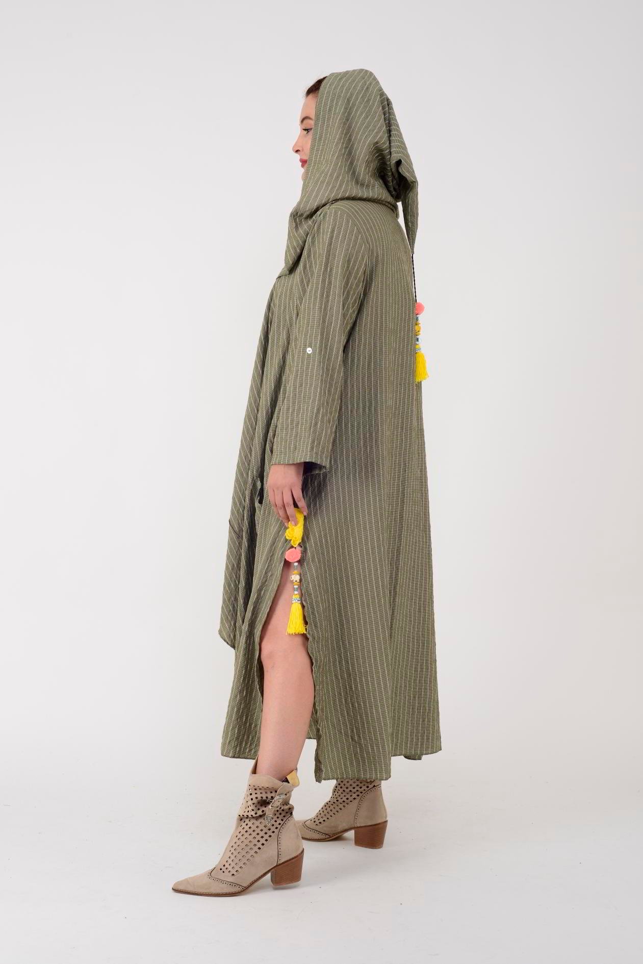 AN2104 CADI KAPÜŞONLU BOHO KAP