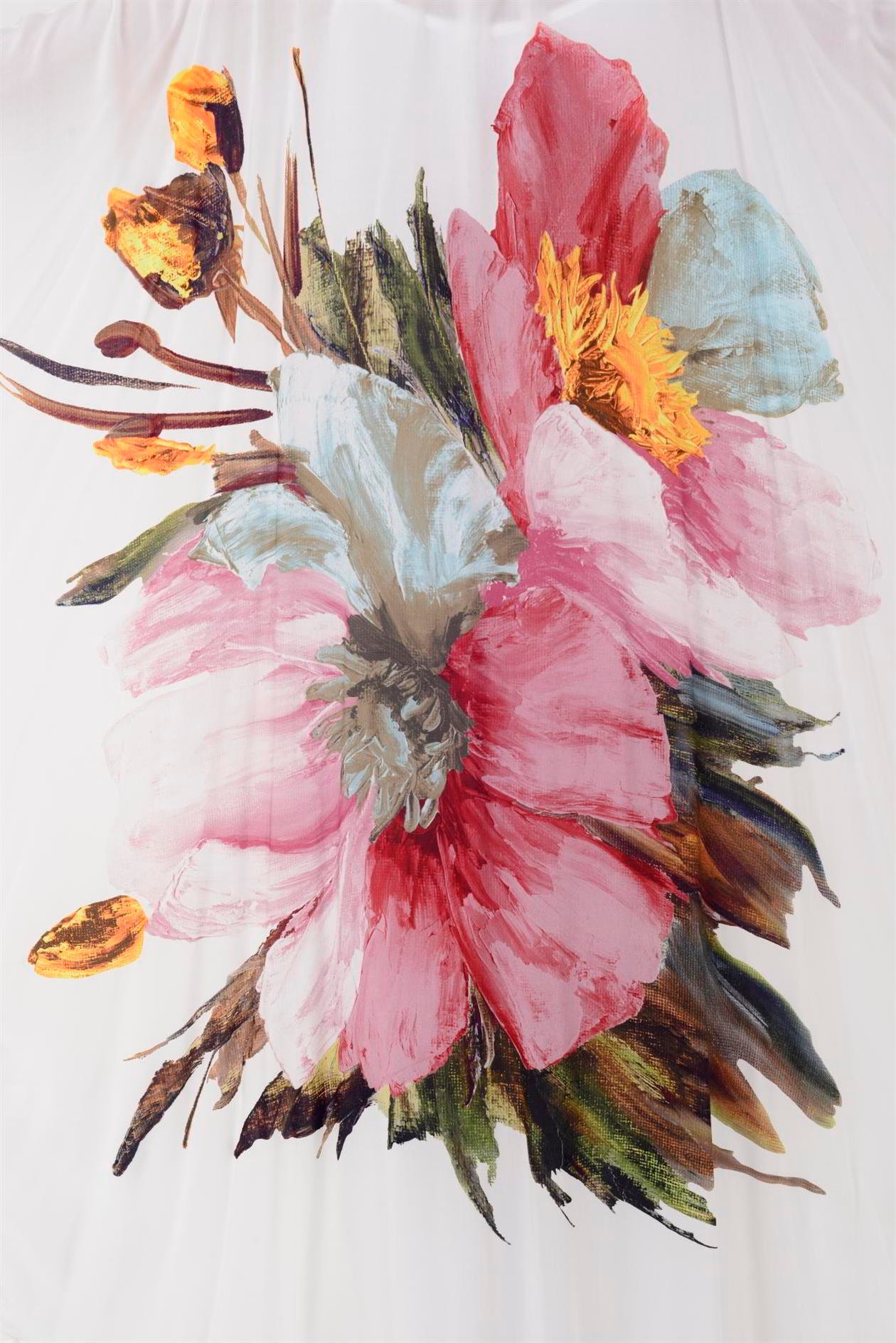 AN4013 ÇİÇEK BASKILI KİMONO