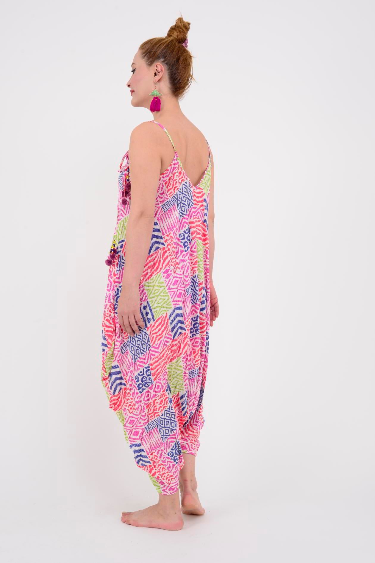 AS34 PATCHWORK PONPON DETAYLI TULUM