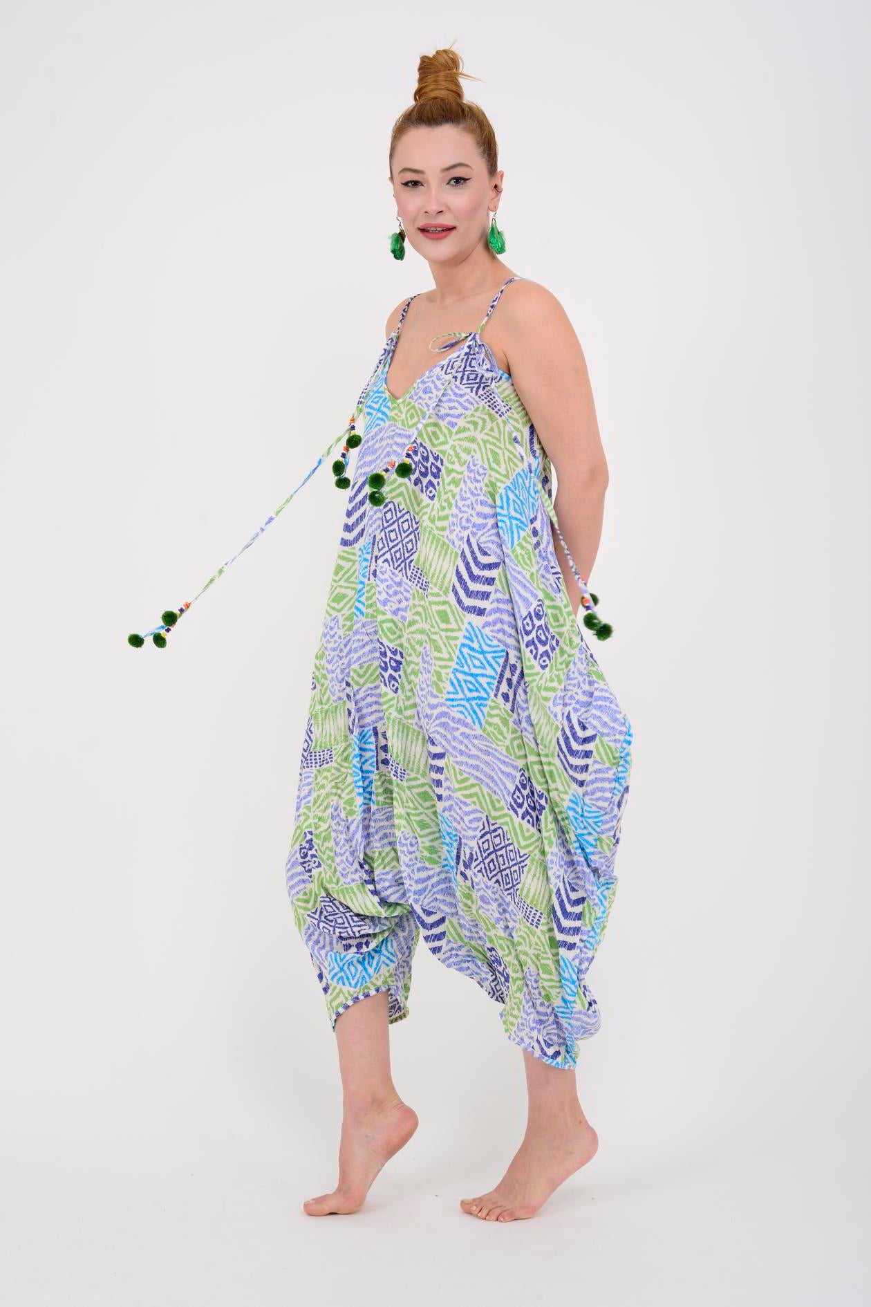 AS34 PATCHWORK PONPON DETAYLI TULUM