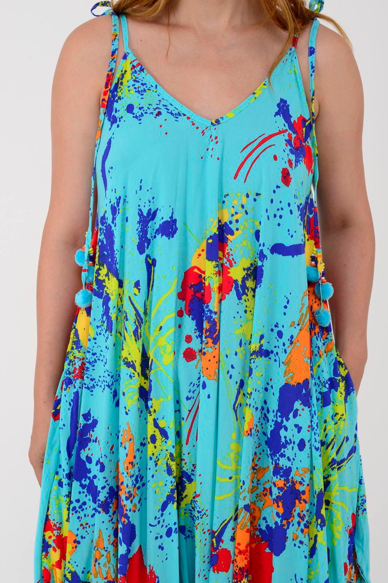 AS34 SPLASH DESEN PONPONLU BOHO TULUM
