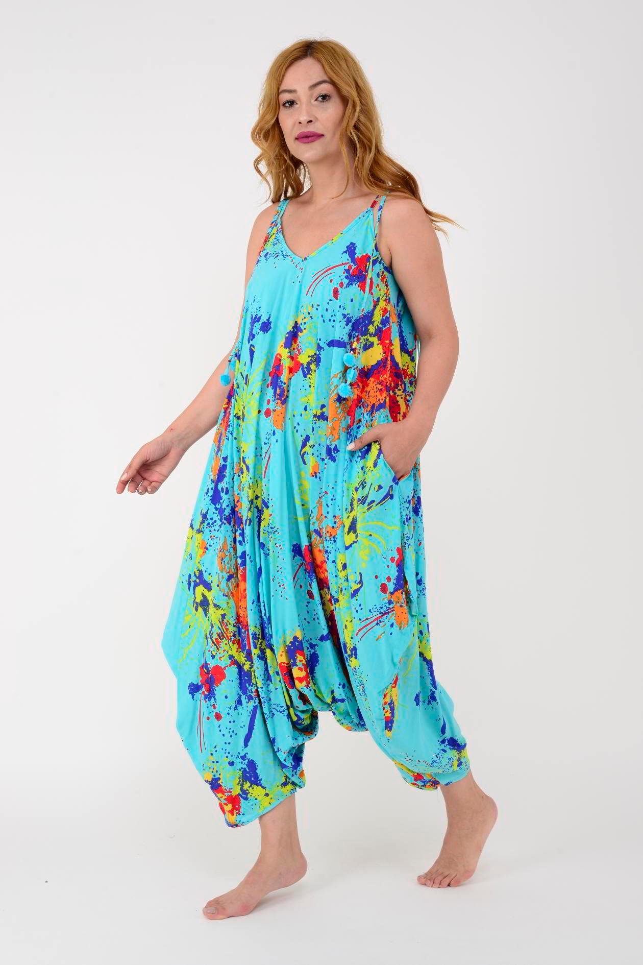 AS34 SPLASH DESEN PONPONLU BOHO TULUM
