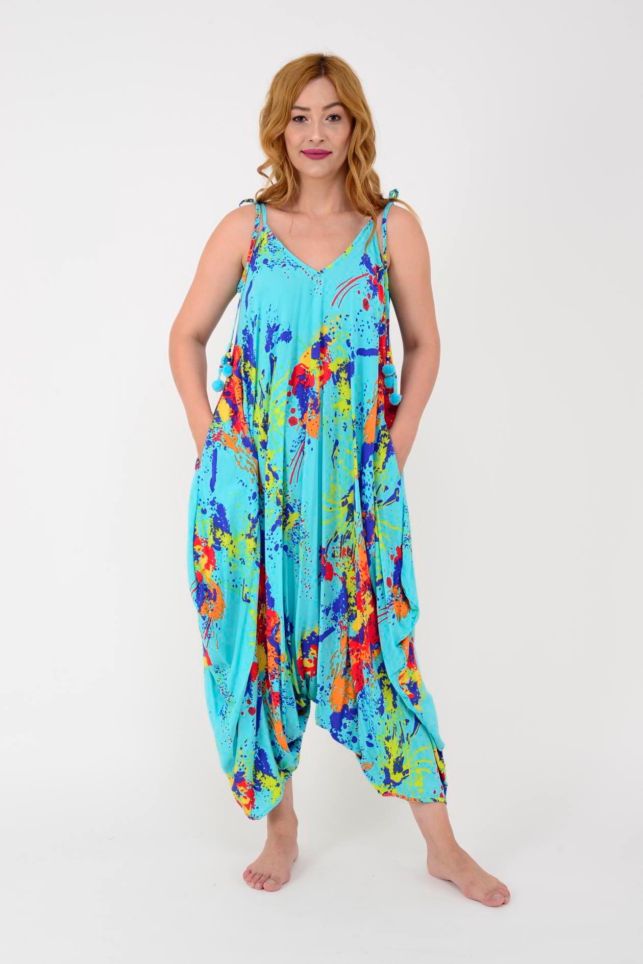 AS34 SPLASH DESEN PONPONLU BOHO TULUM
