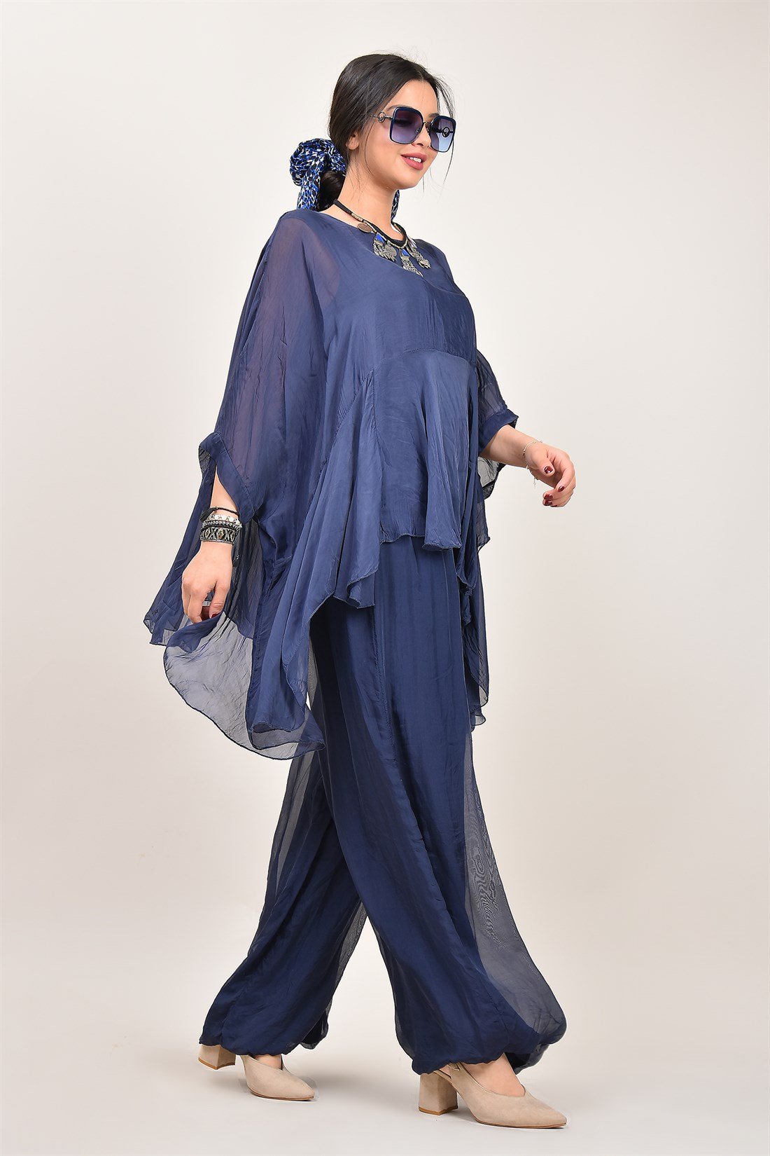 8030 ASTARLI İPEK PANTOLON