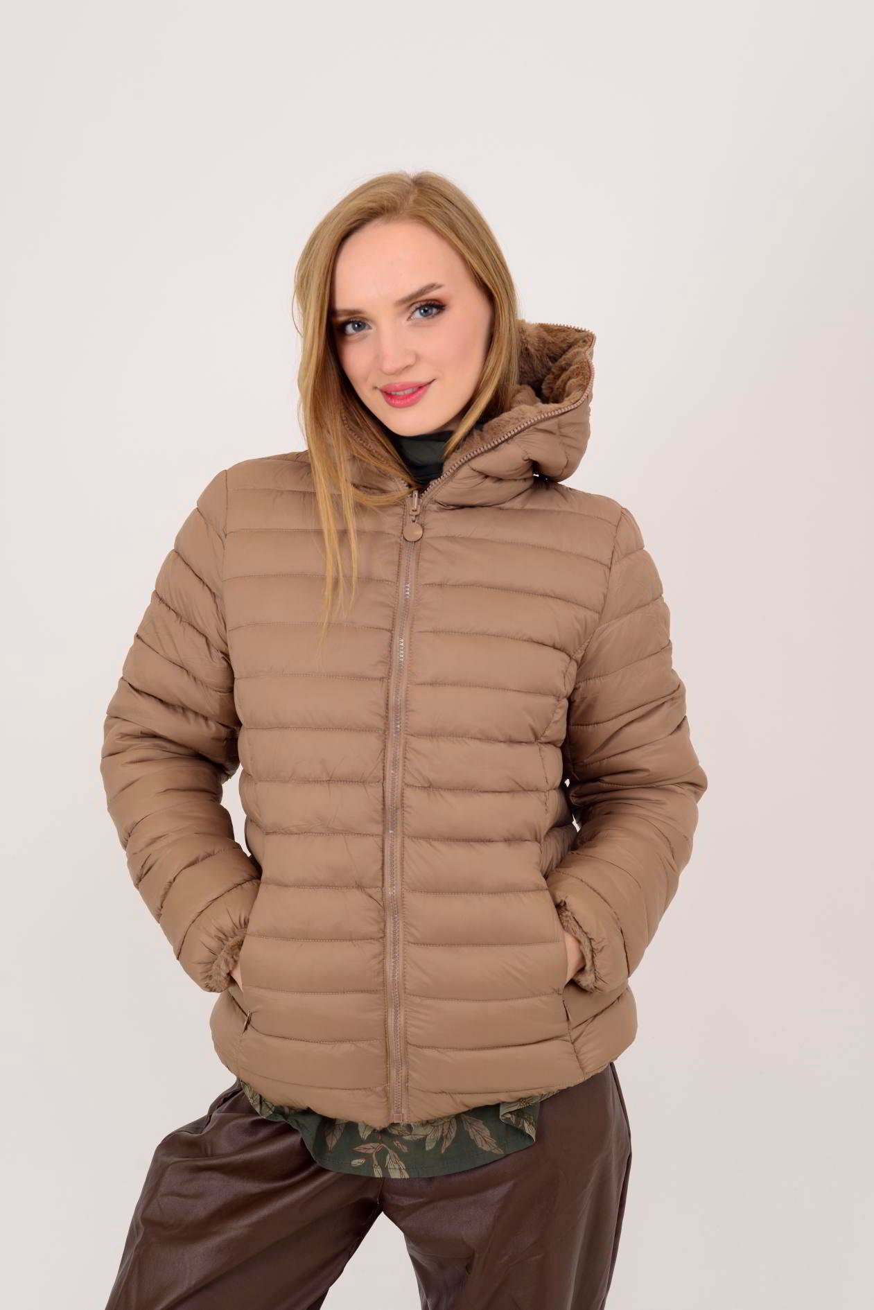 HV811 TWIN KÜRK DETAYLI ÇİFT TARAFLI MONT