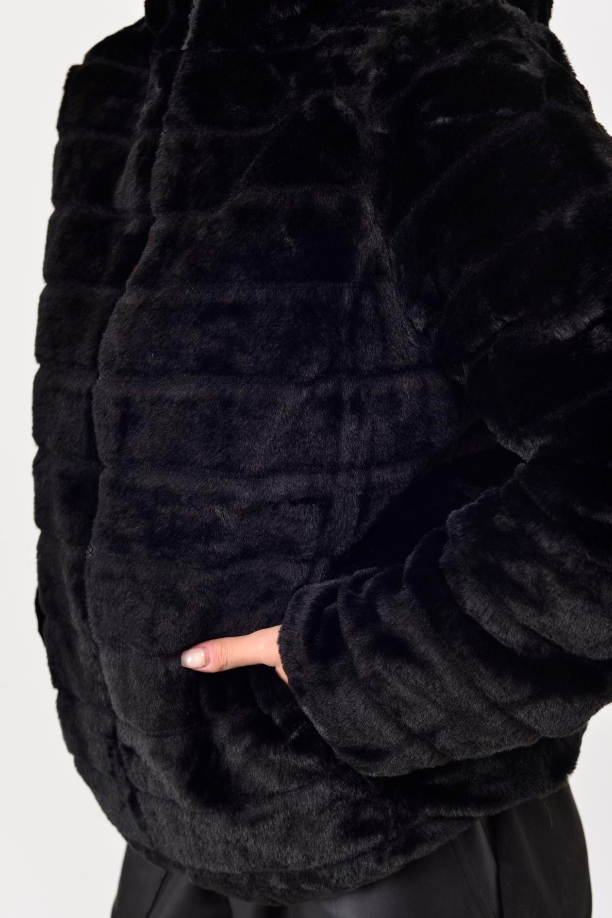 HV811 TWIN KÜRK DETAYLI ÇİFT TARAFLI MONT