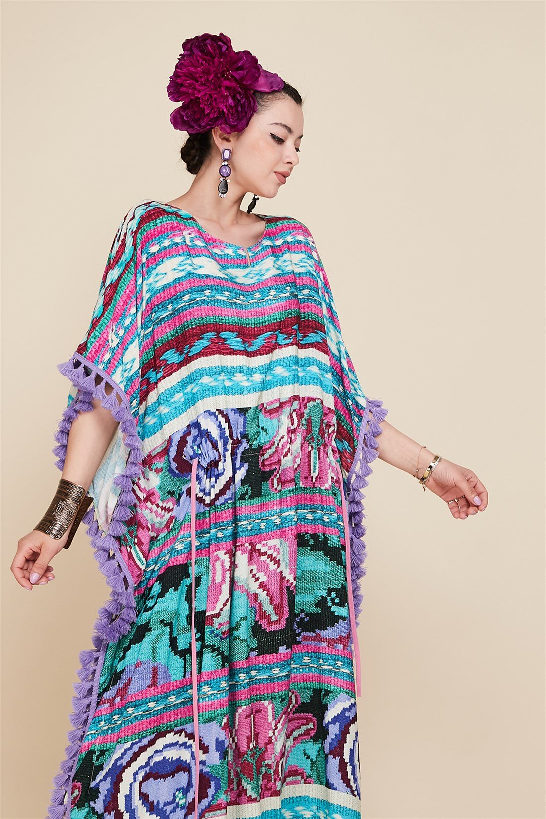 J84 RİPOSE BOHO ELBİSE