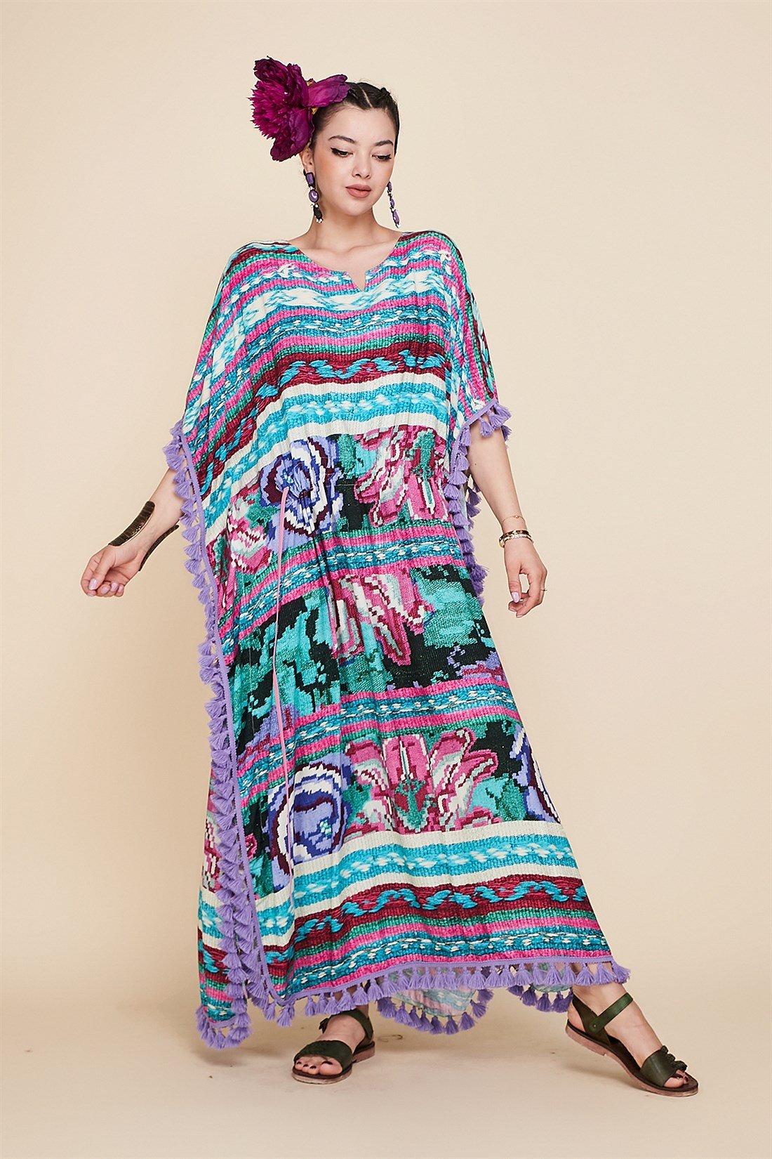 J84 RİPOSE BOHO ELBİSE