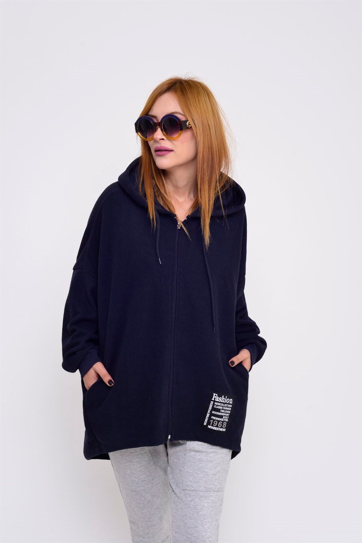JY23 FERMUARLI SWEATSHİRT