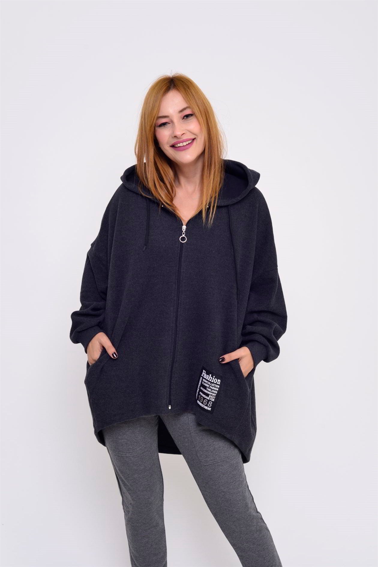 JY23 FERMUARLI SWEATSHİRT