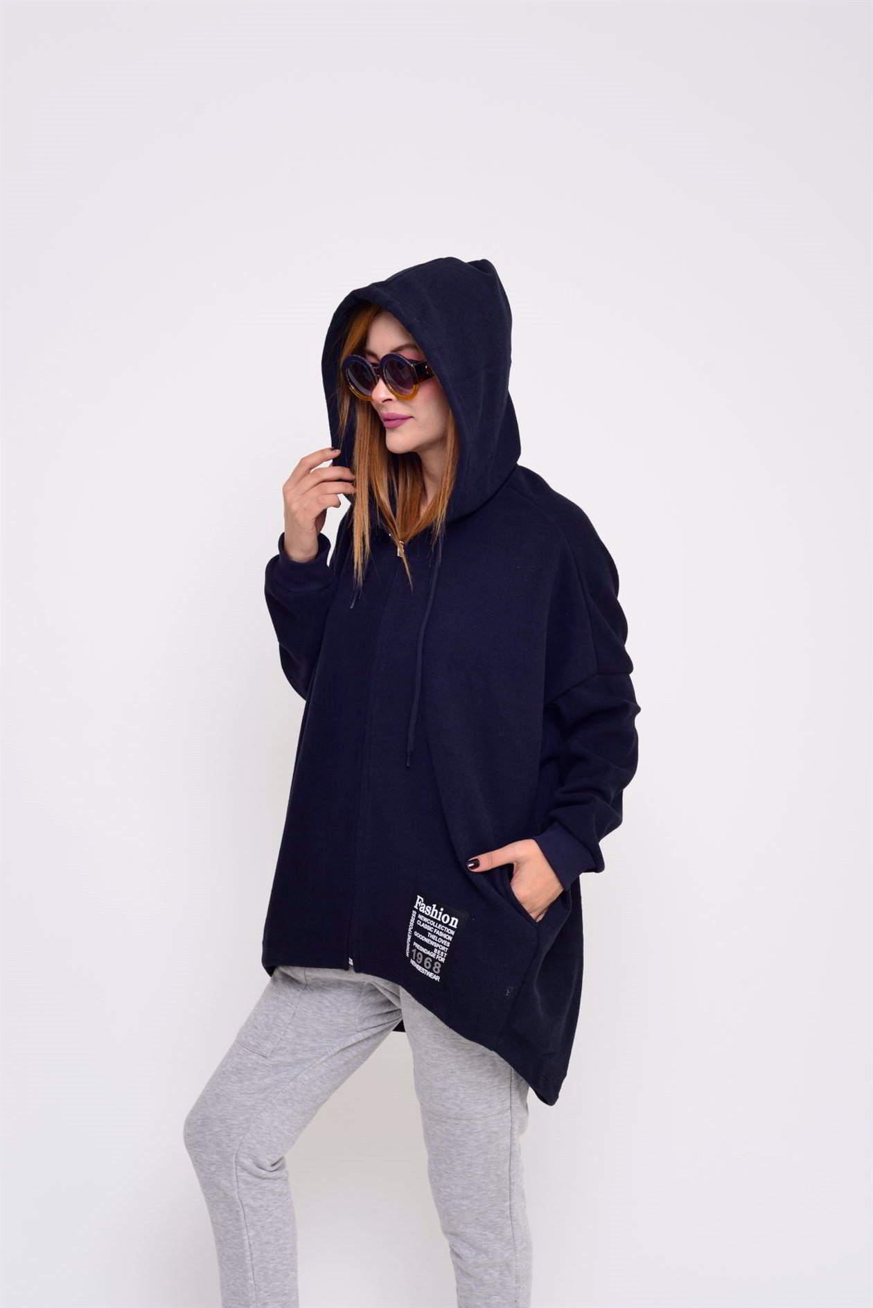 JY23 FERMUARLI SWEATSHİRT