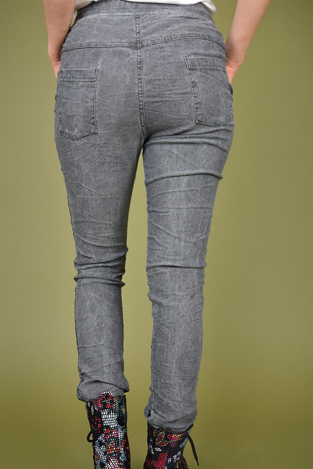 6593 PAYET ŞERİTLİ PANTOLON
