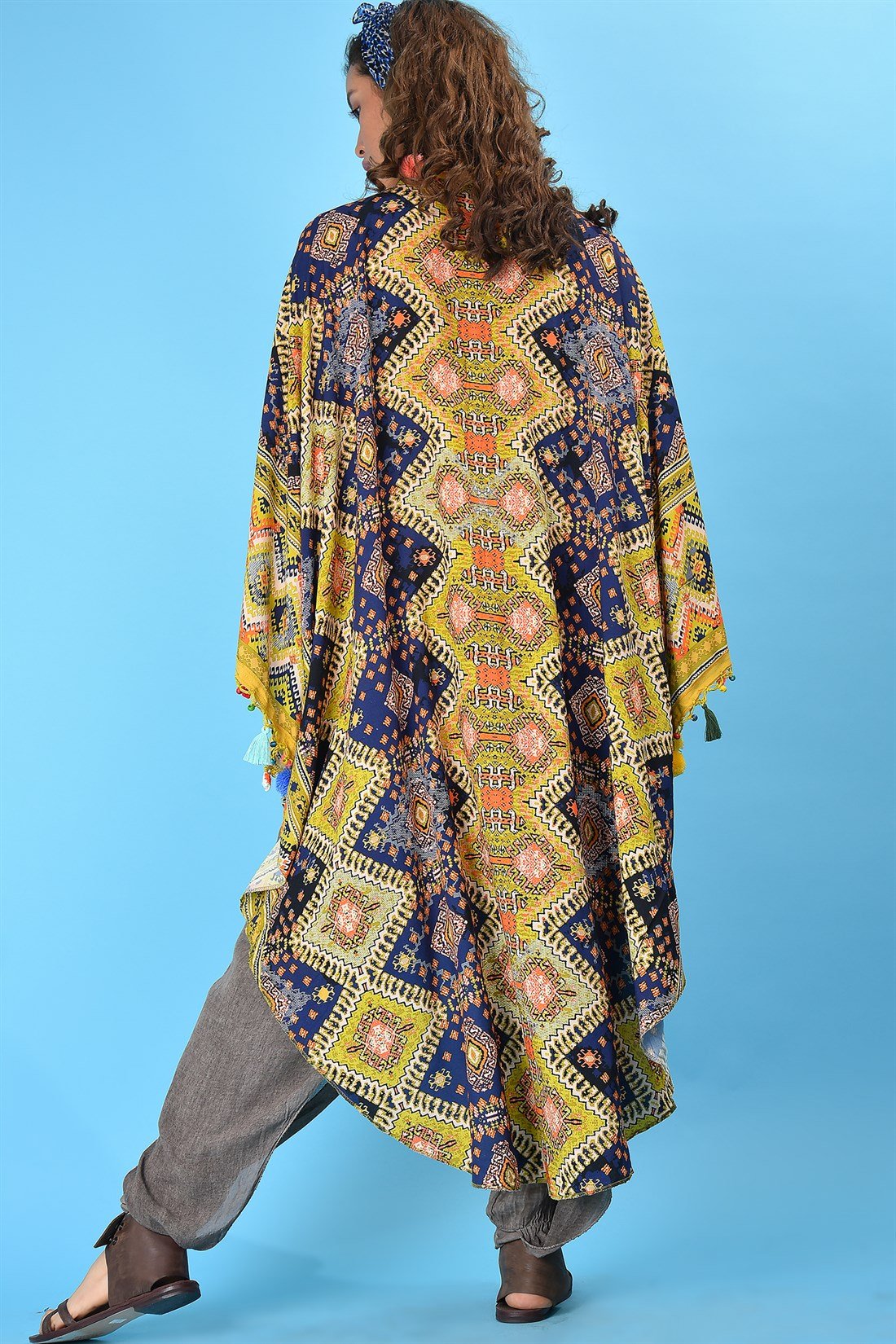 PELERİN KOL BOHO KAP