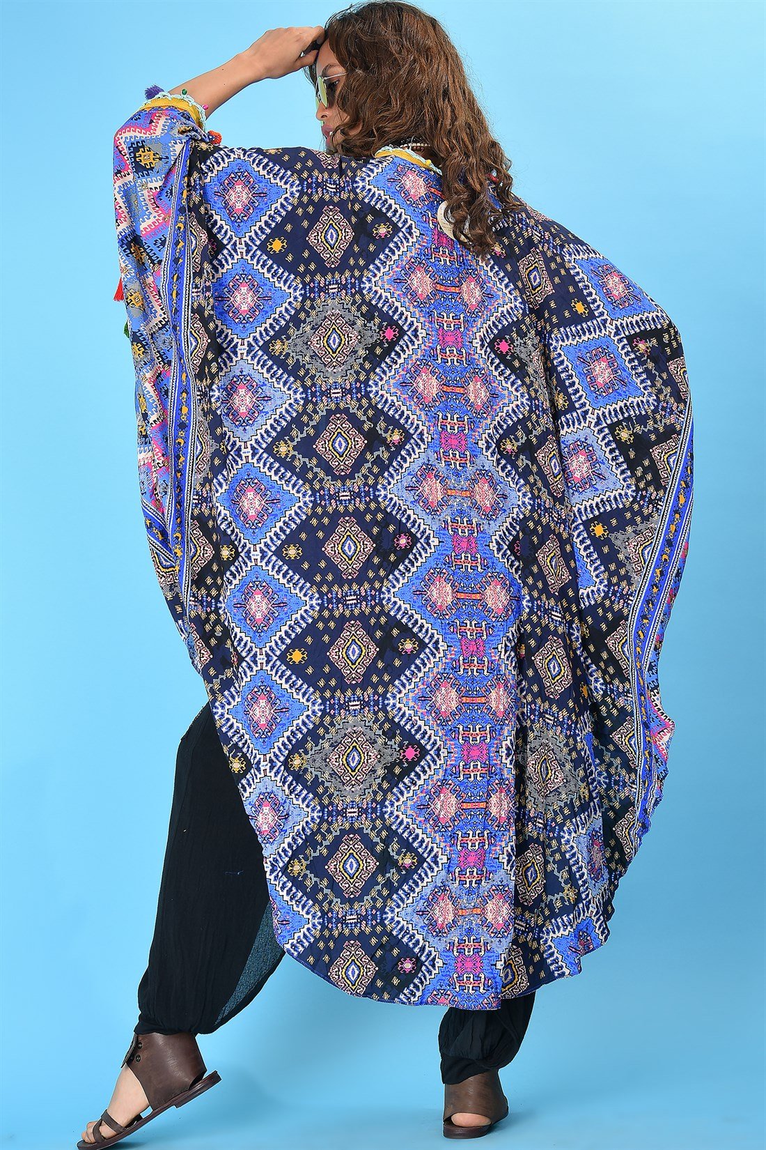 PELERİN KOL BOHO KAP