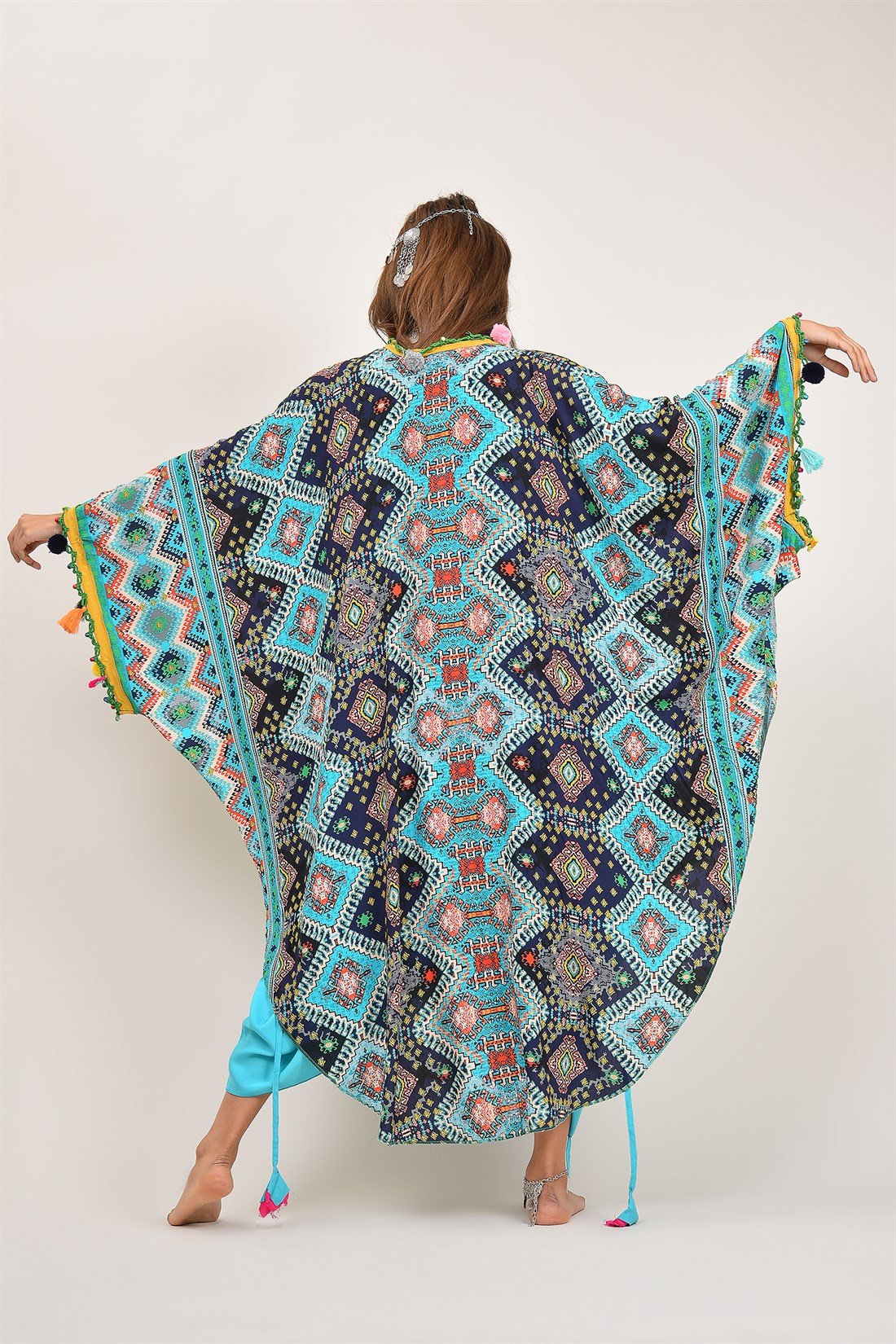 PELERİN KOL BOHO KAP