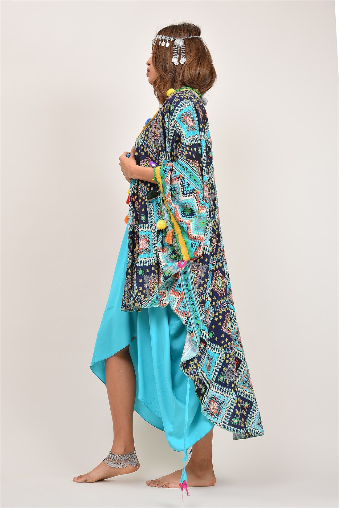PELERİN KOL BOHO KAP