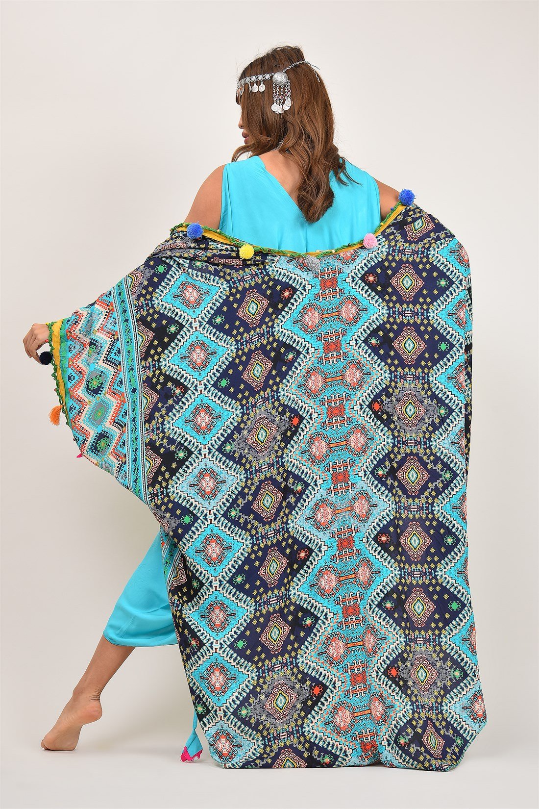 PELERİN KOL BOHO KAP
