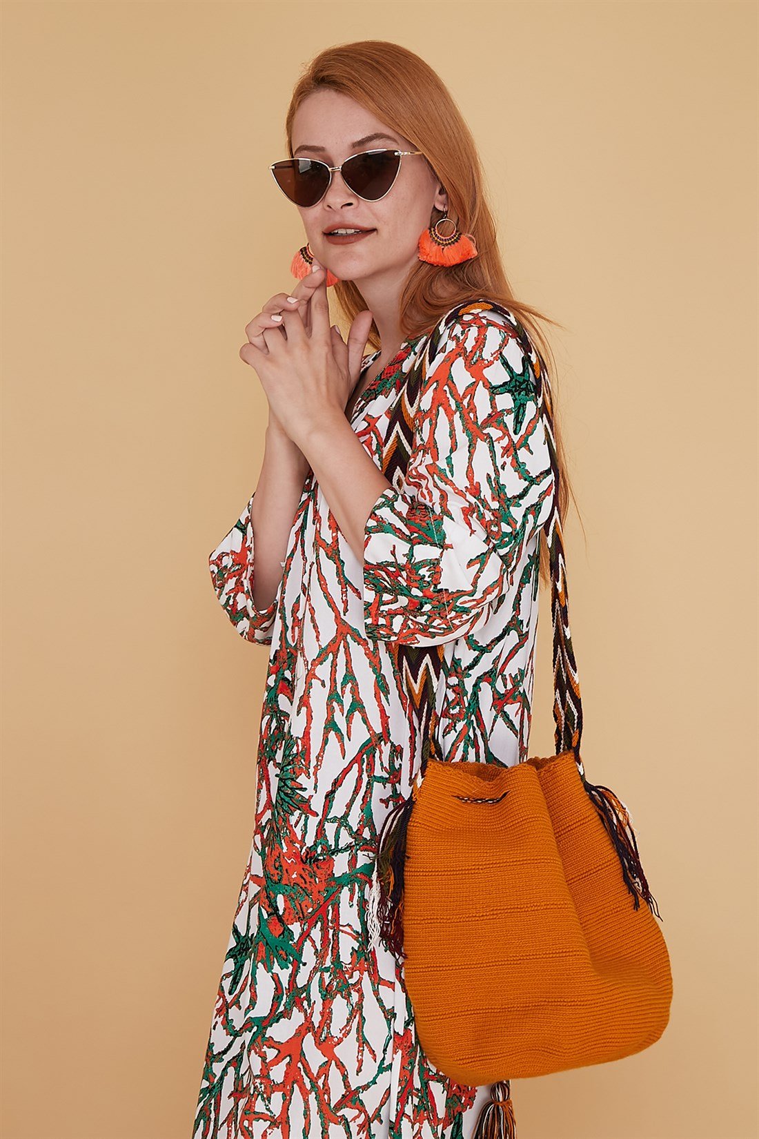 TATE BOHO EL ÖRMESİ ÇANTA
