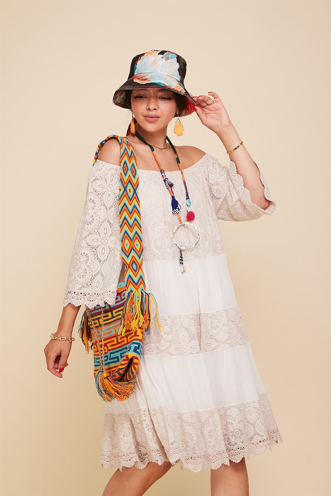 TATE BOHO EL ÖRMESİ ÇANTA