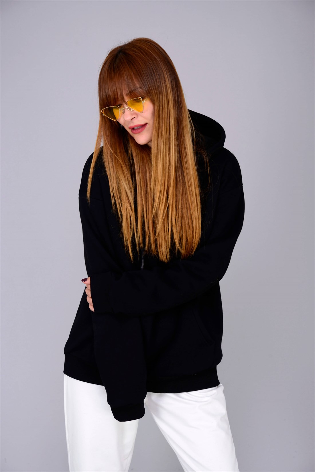TK07 BULUT KAPÜŞONLU SWEATSHIRT
