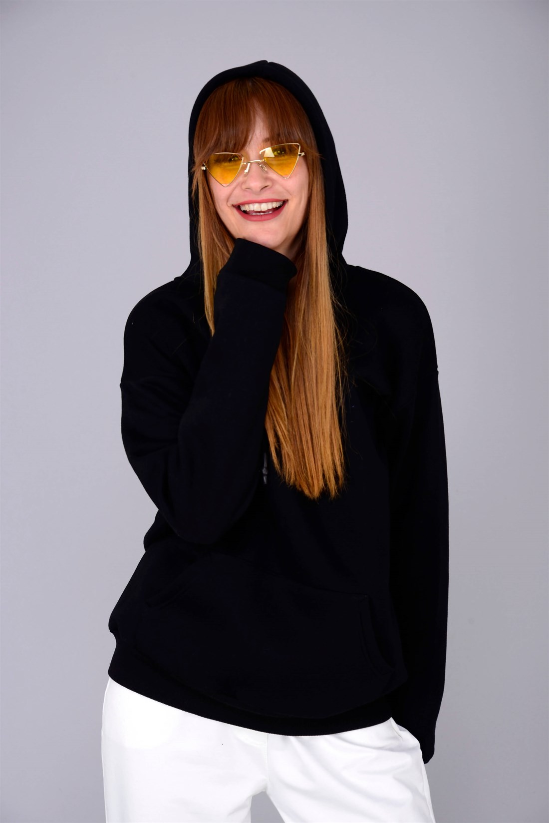 TK07 BULUT KAPÜŞONLU SWEATSHIRT