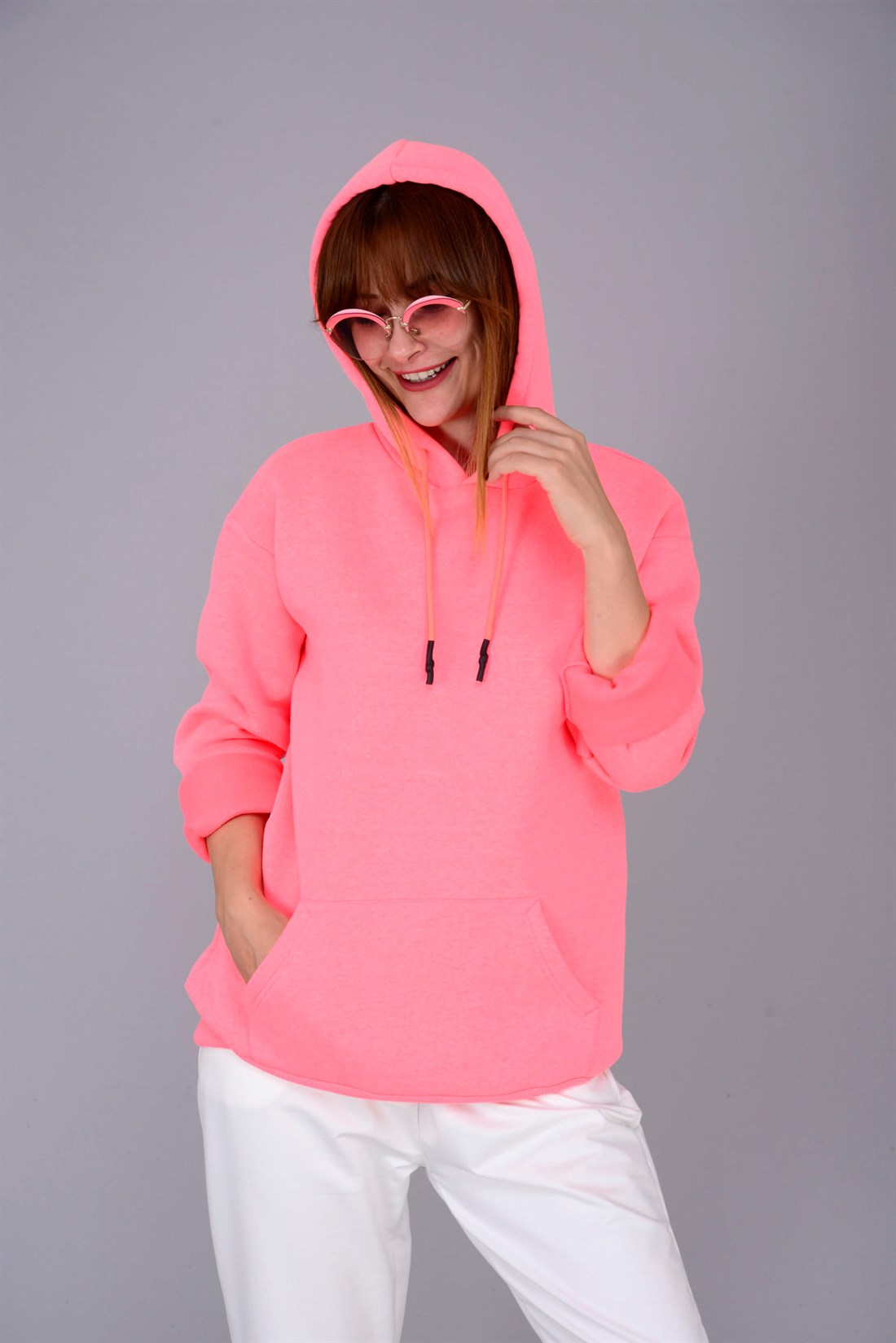 TK07 BULUT KAPÜŞONLU SWEATSHIRT