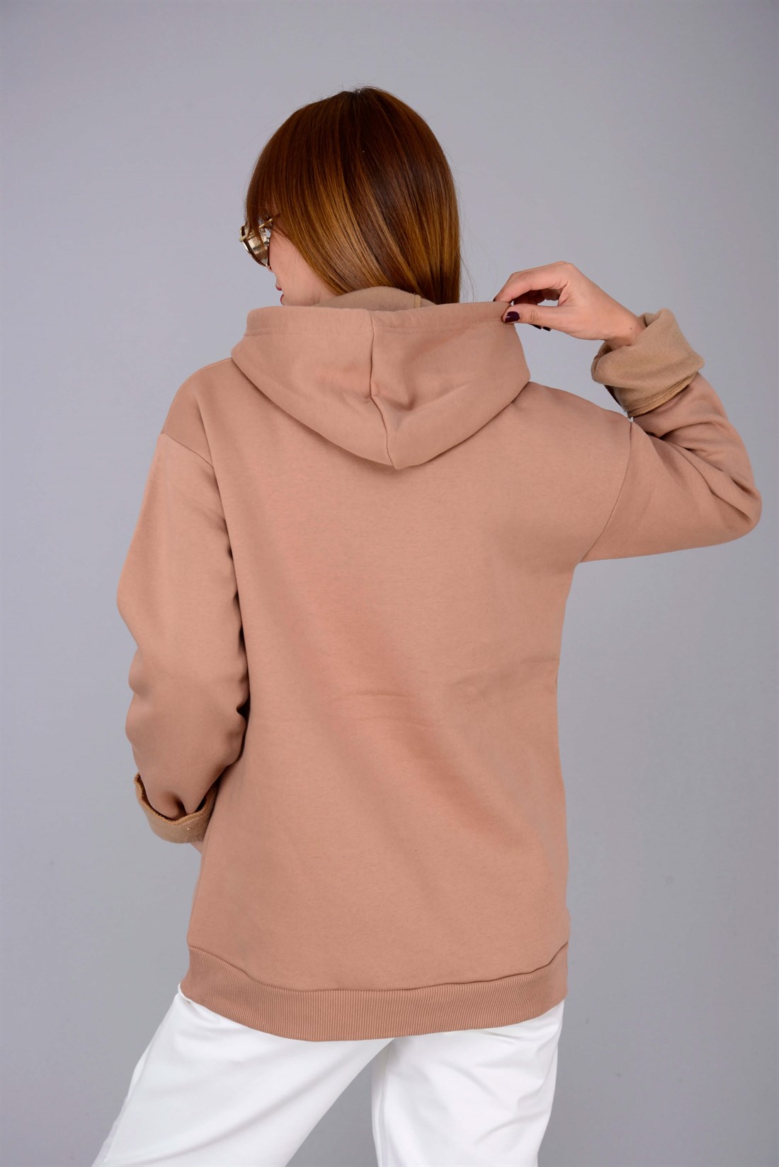 TK07 BULUT KAPÜŞONLU SWEATSHIRT