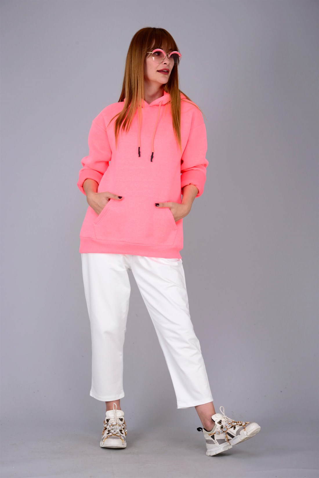 TK07 BULUT KAPÜŞONLU SWEATSHIRT