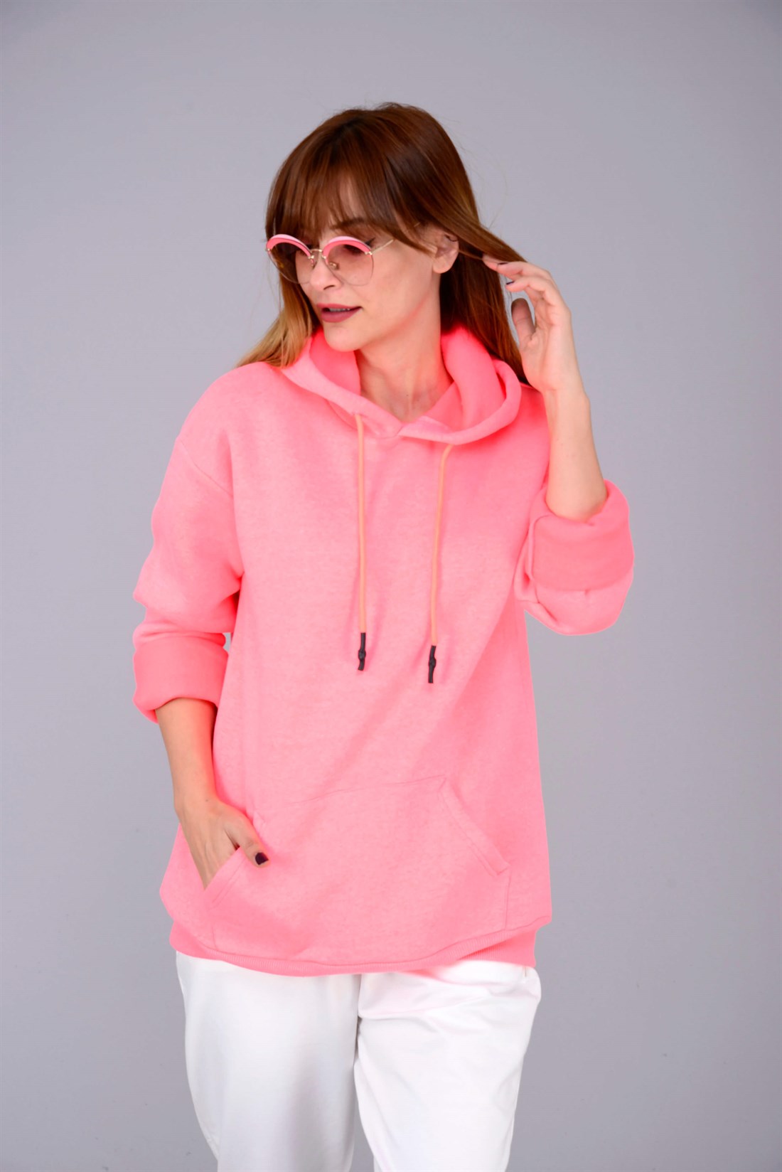 TK07 BULUT KAPÜŞONLU SWEATSHIRT