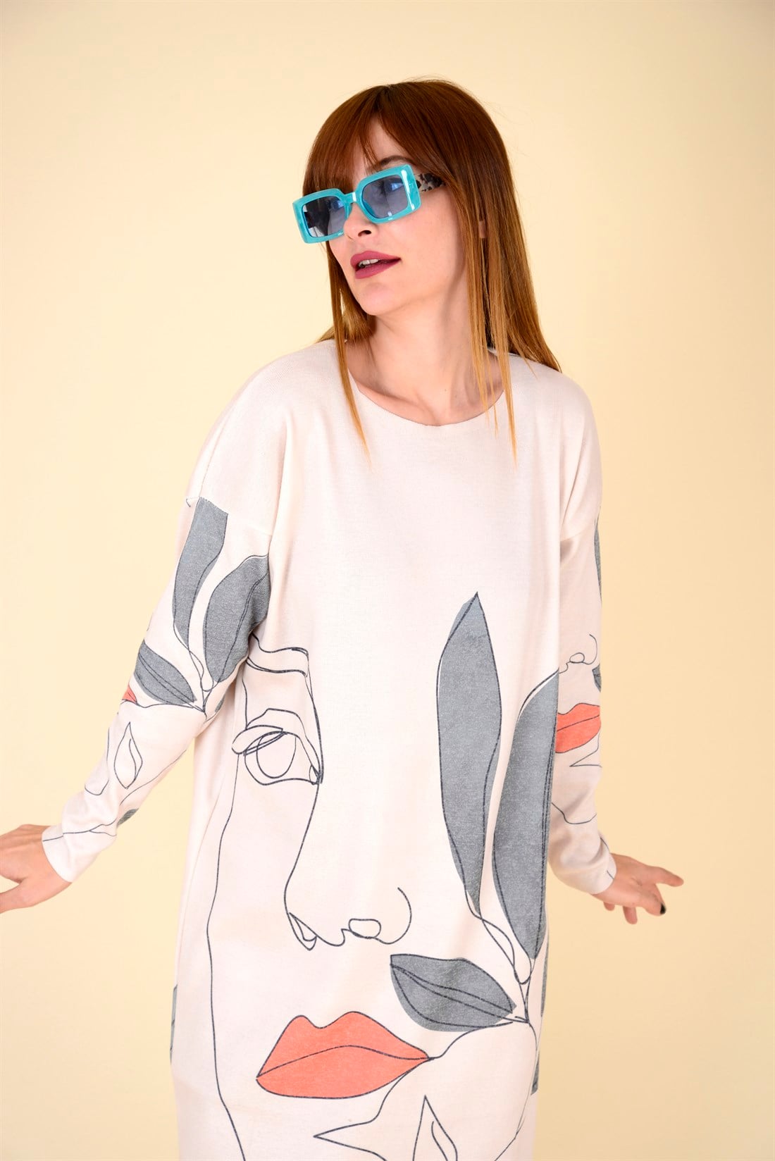 TK36 BETTY TRİKO ELBİSE