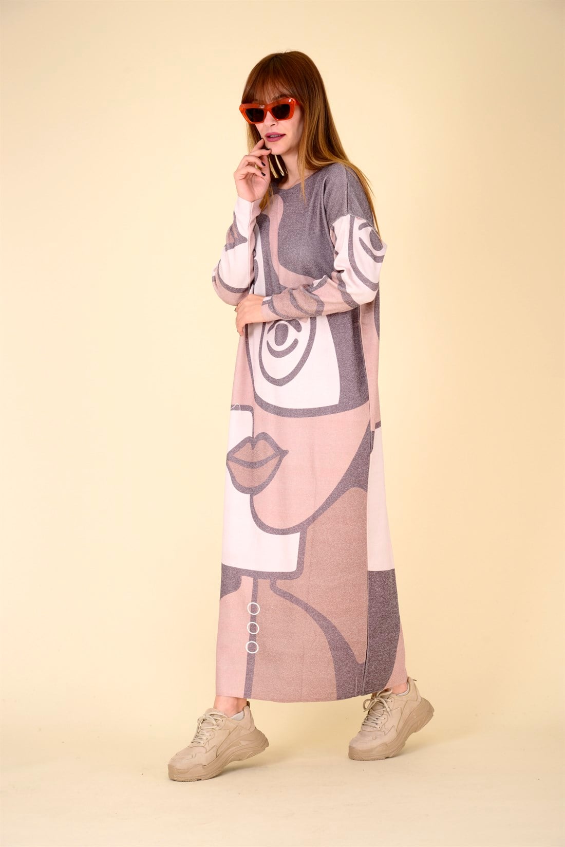 TK36 BETTY TRİKO ELBİSE