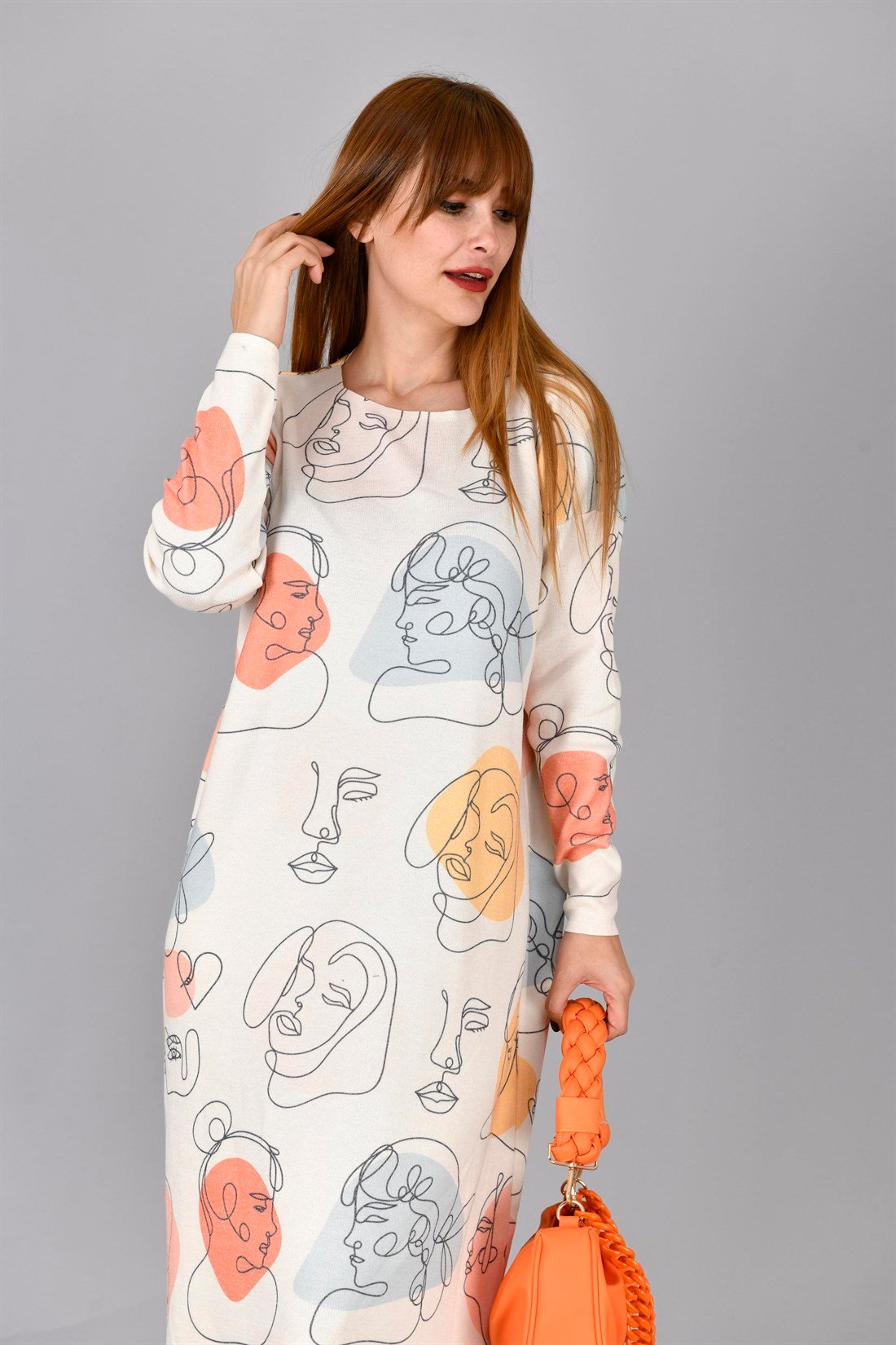 TK36 BETTY TRİKO ELBİSE
