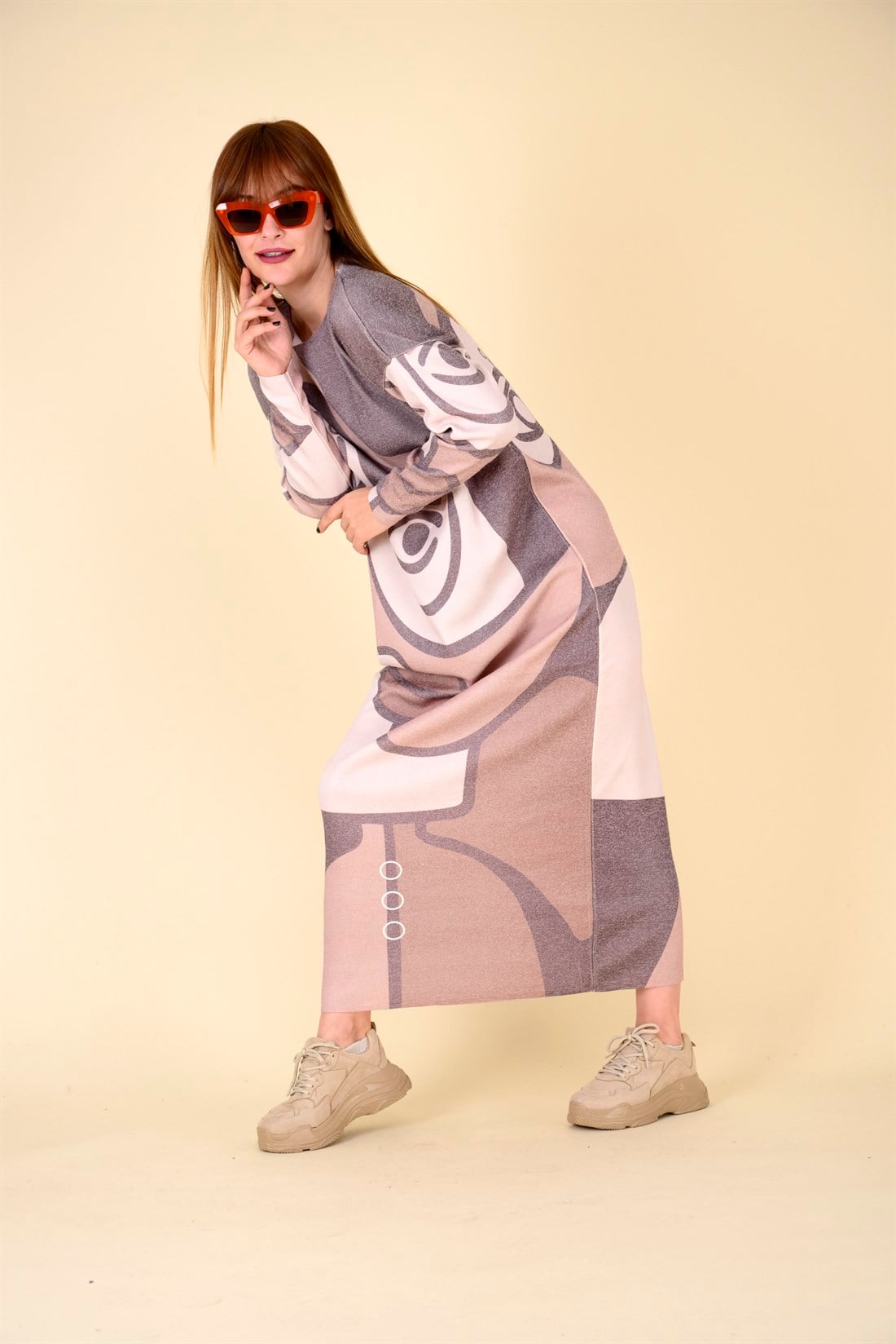 TK36 BETTY TRİKO ELBİSE