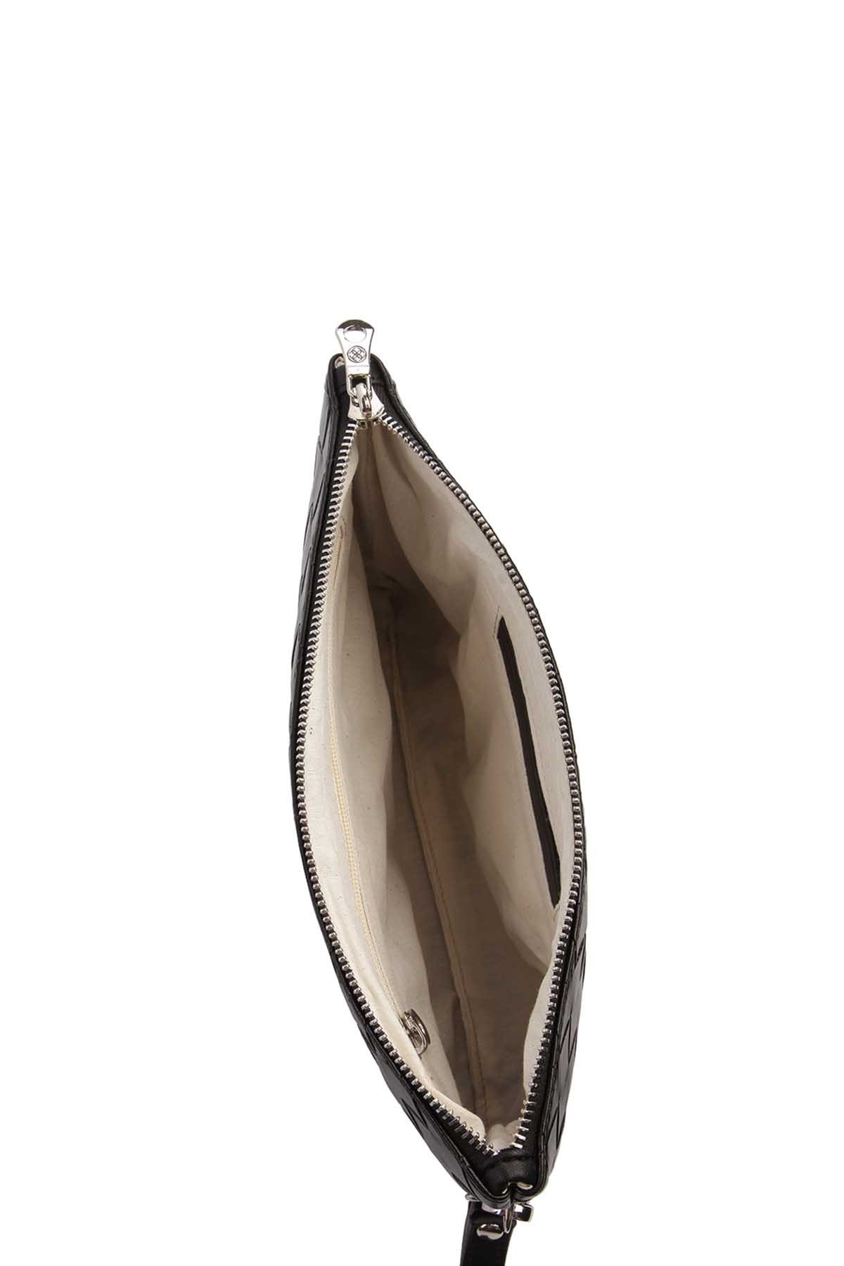 Cengiz Pakel Alicia Kadın Clutch - Portföy 7327-Siyah