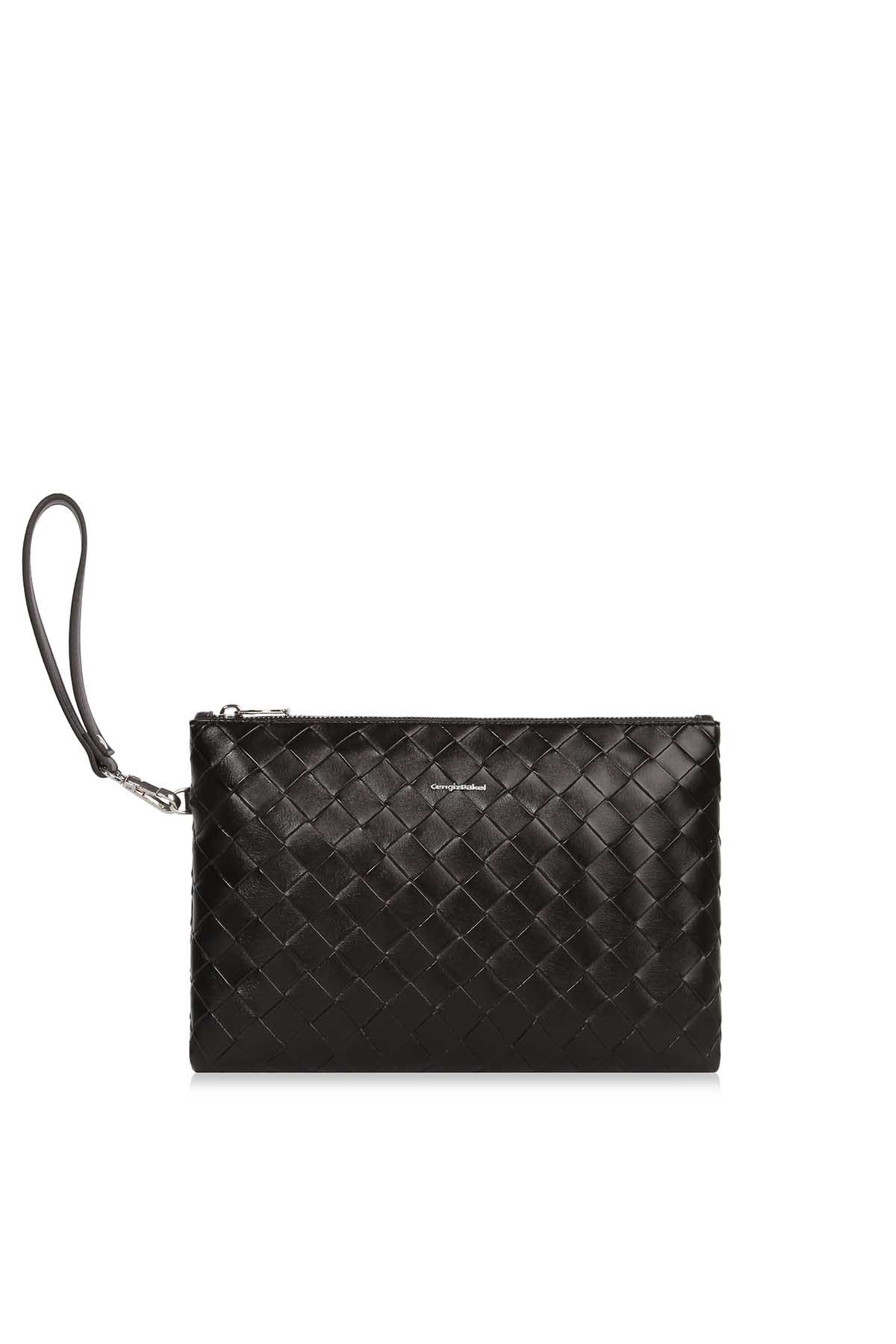 Cengiz Pakel Alicia Kadın Clutch - Portföy 7327-Siyah