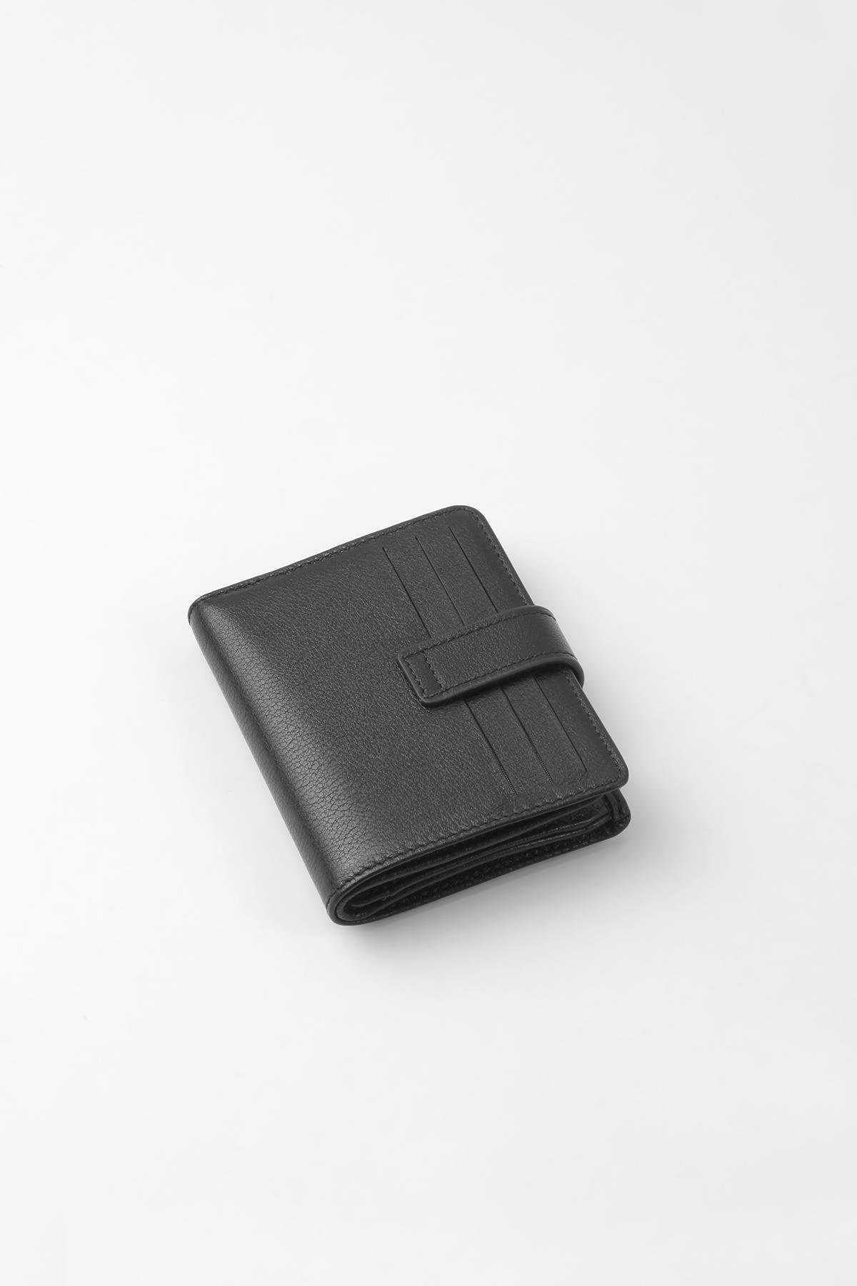 Cengiz Pakel Cengiz Pakel Hakiki Deri Erkek Cüzdan - 13698 - Siyah