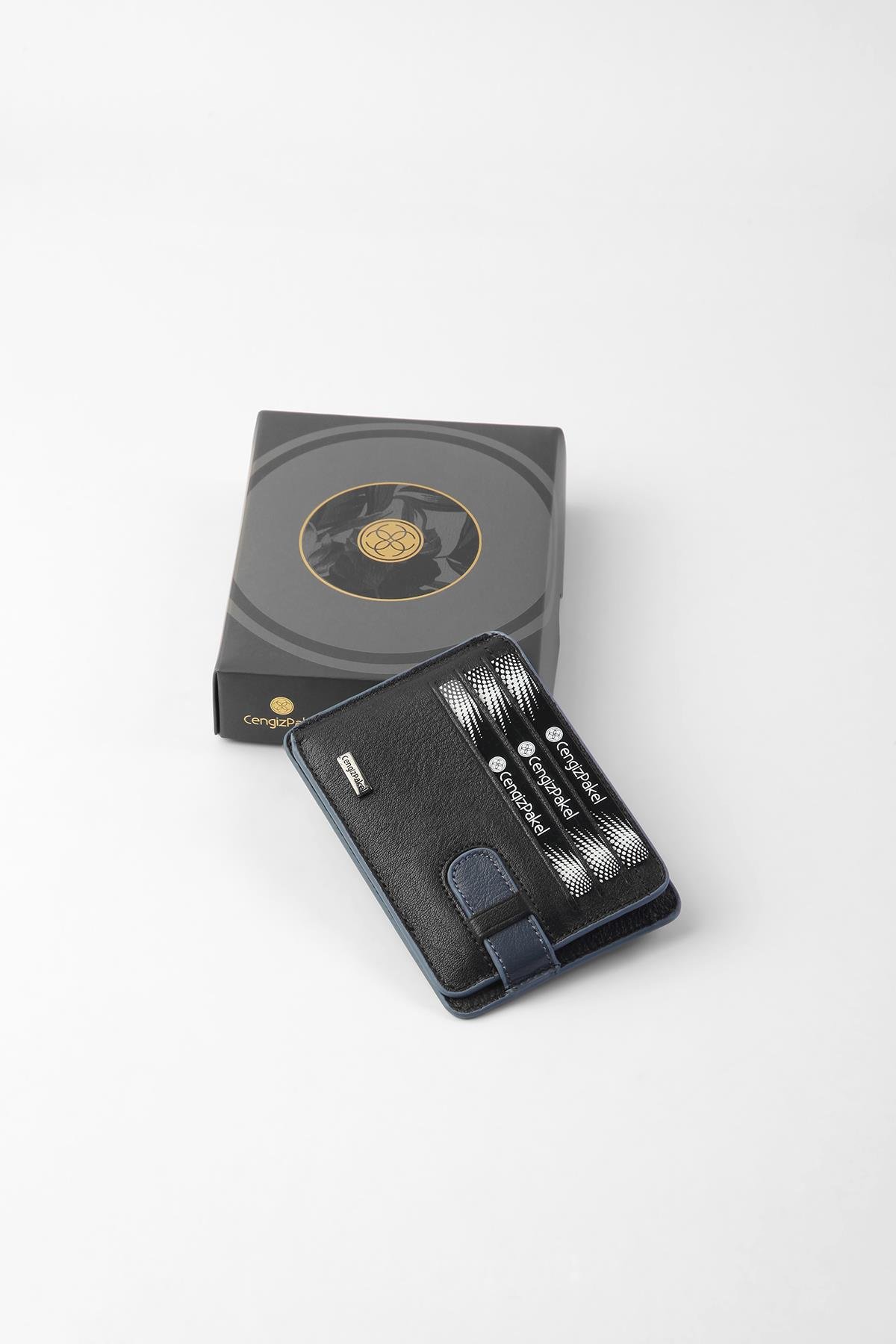 Cengiz Pakel Cengiz Pakel Hakiki Deri Kartlık 2404-Siyah-Parlement