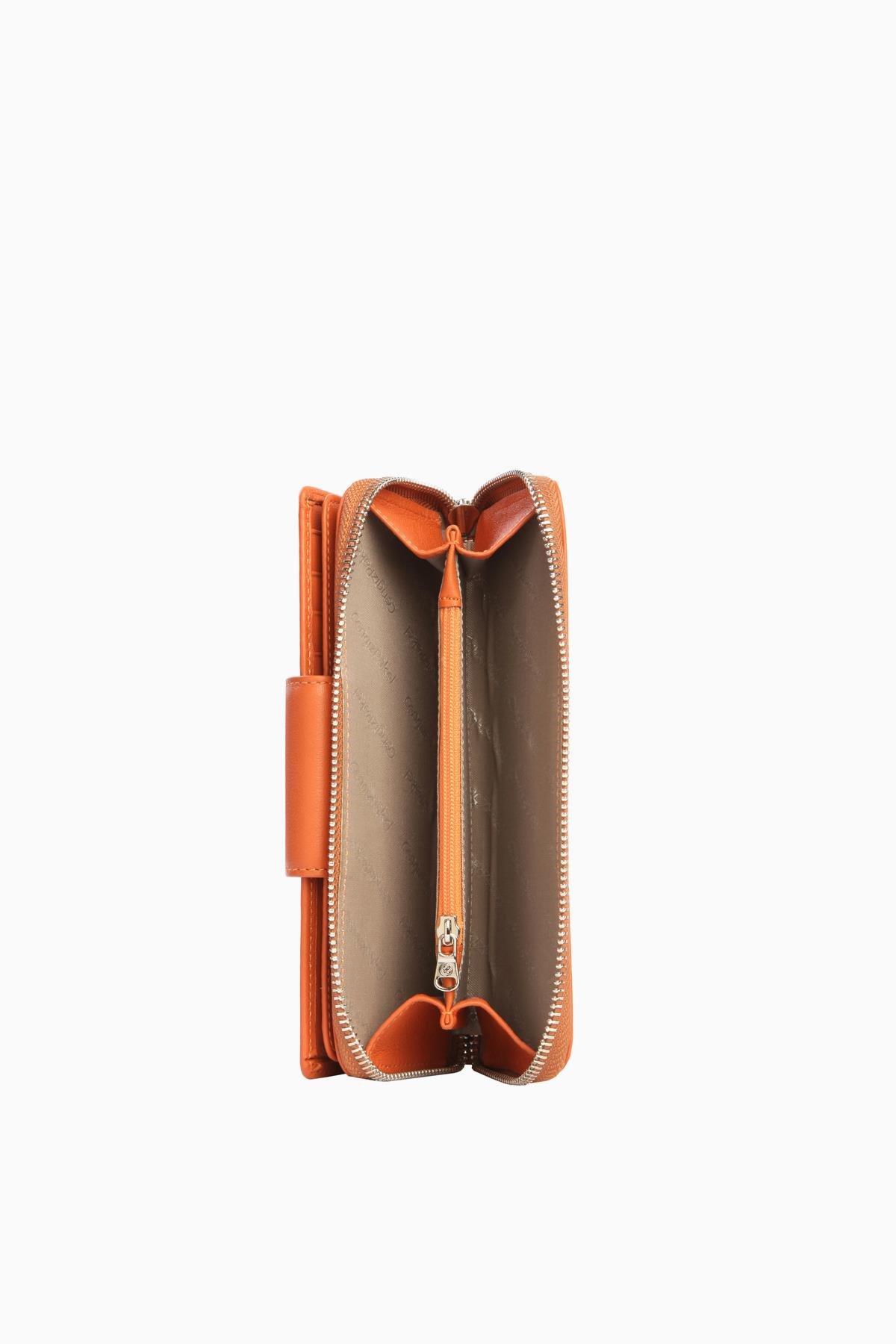 Cengiz Pakel Cengiz Pakel Hakiki Deri Kadın Cüzdan-Portföy 65133-Kiremit