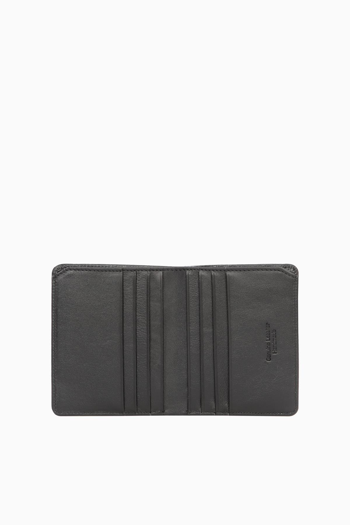 Cengiz Pakel Cengiz Pakel Hakiki Deri Erkek Cüzdan 13661-Siyah